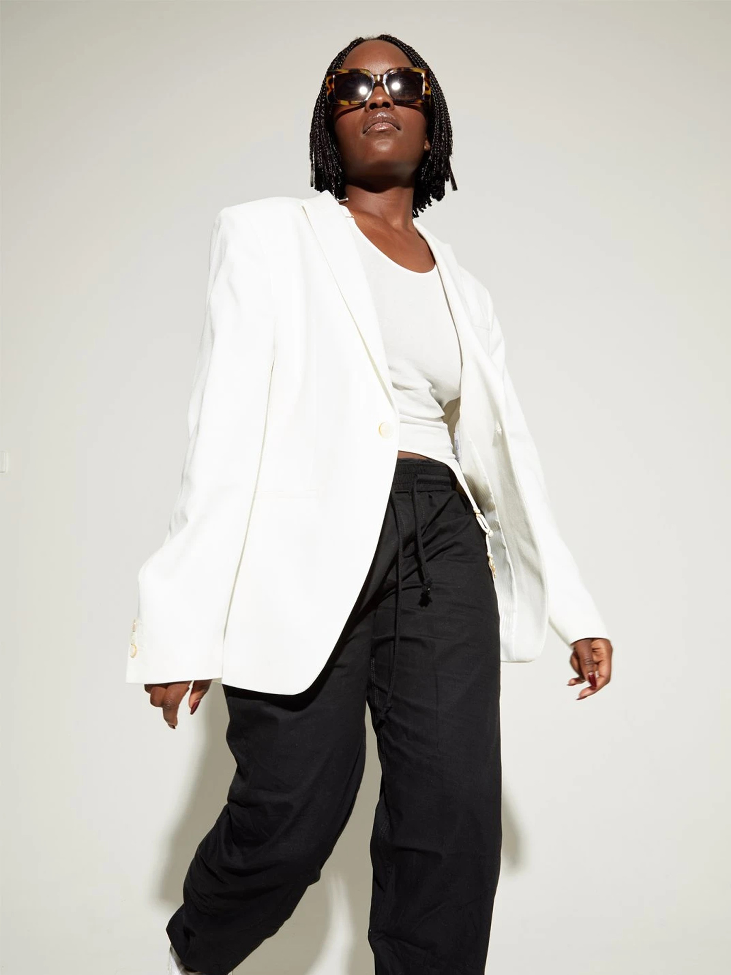 Okulary przeciwsłoneczne Szade Dart (pinta tort/ecru/hust brwn)