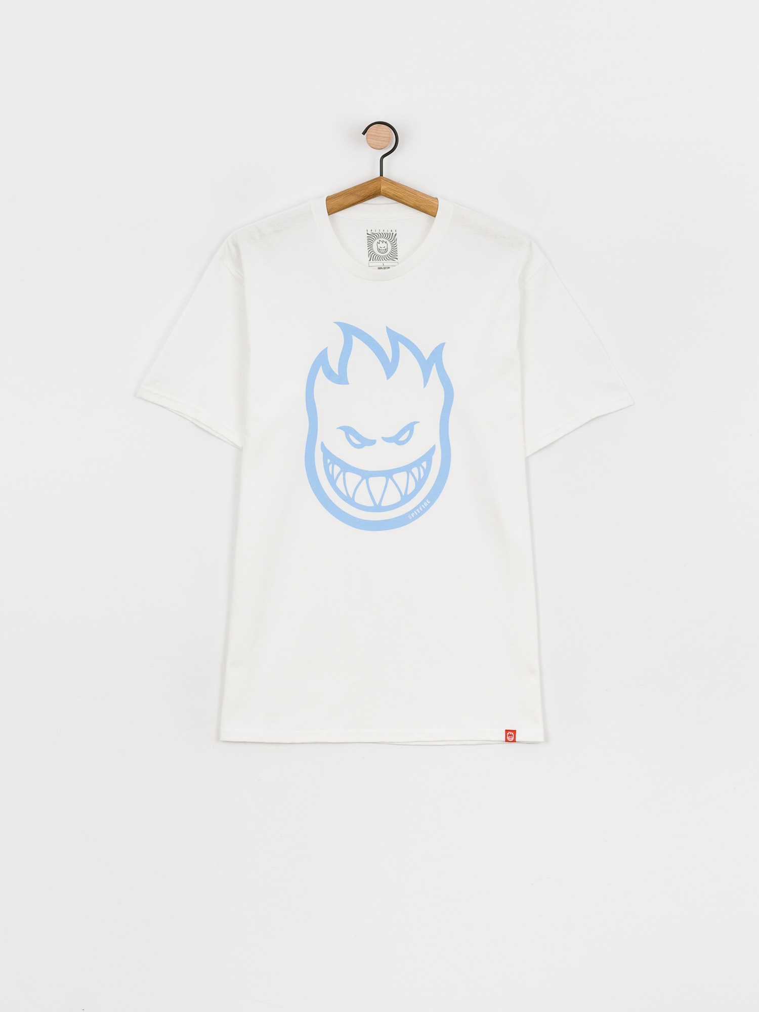 T-shirt Spitfire Sf Big Head (white/light blue)