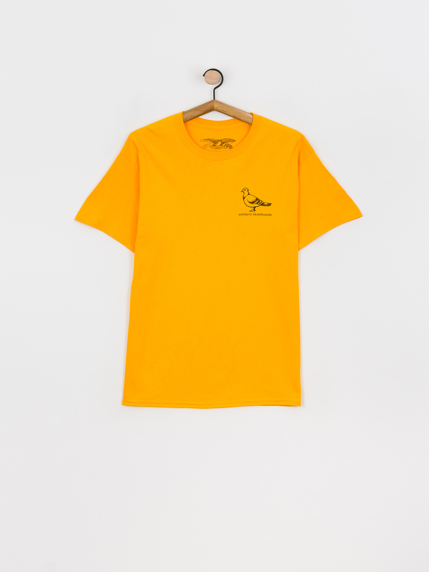 T-shirt Antihero Basic Pigeon (gold/black)
