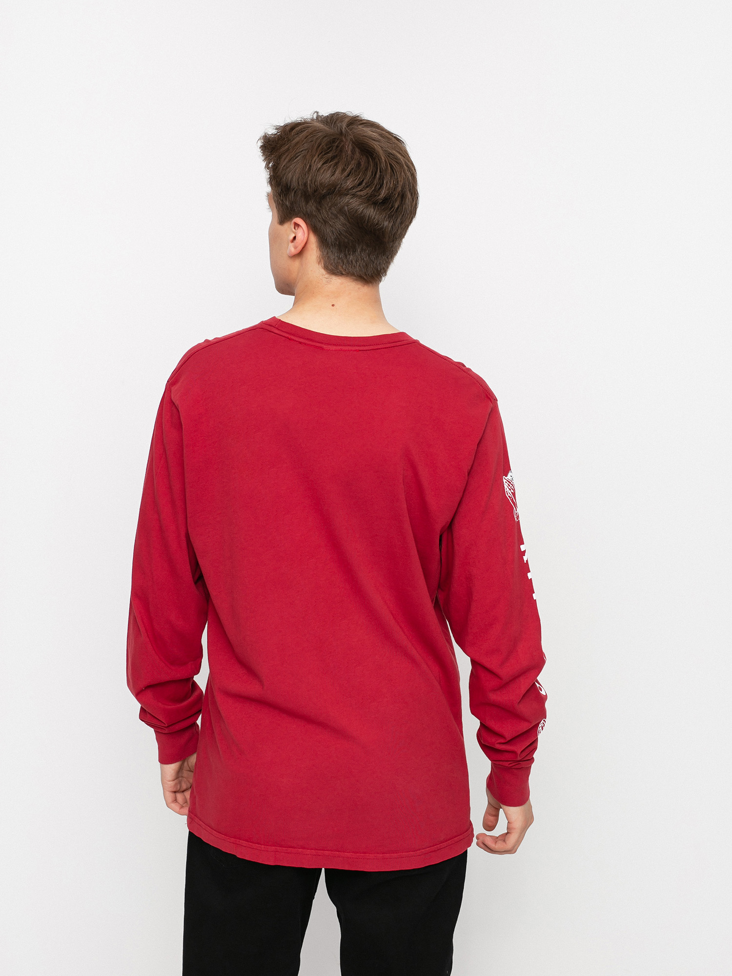 Longsleeve RipNDip Lord Nermal Pocket (burgundy)