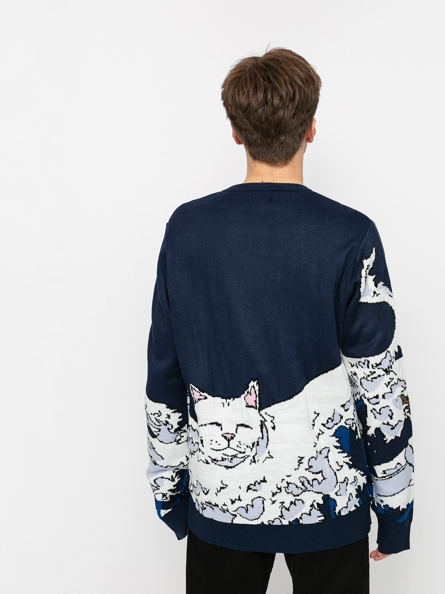 Sweter RipNDip Great Wave (navy)