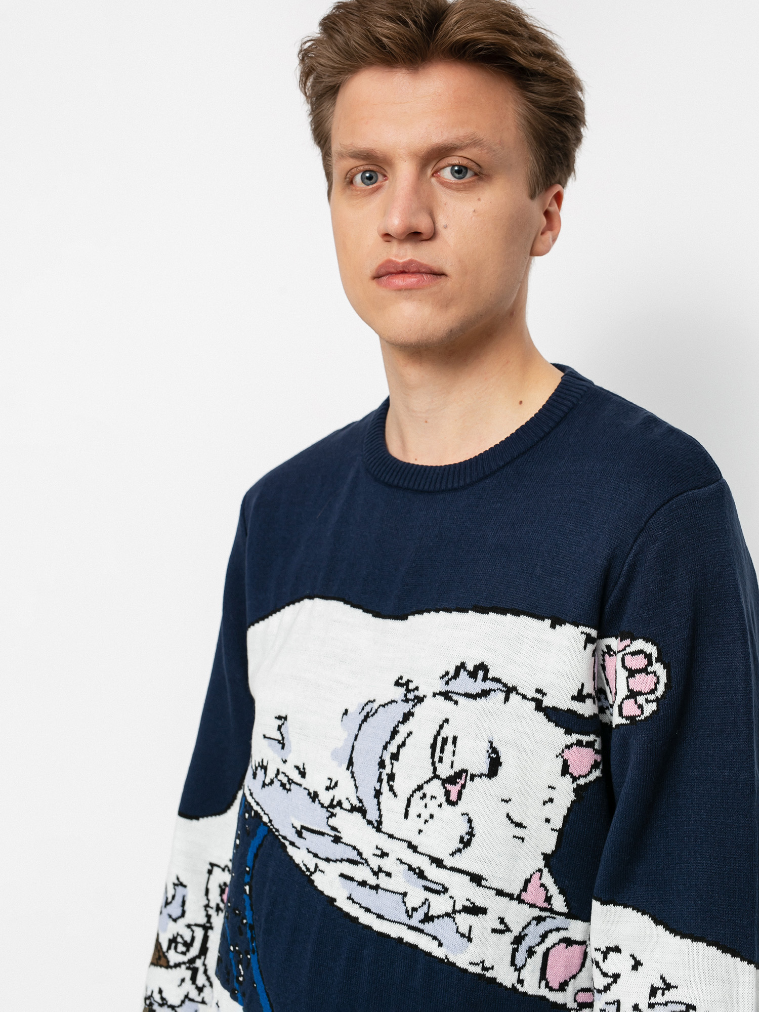Sweter RipNDip Great Wave (navy)