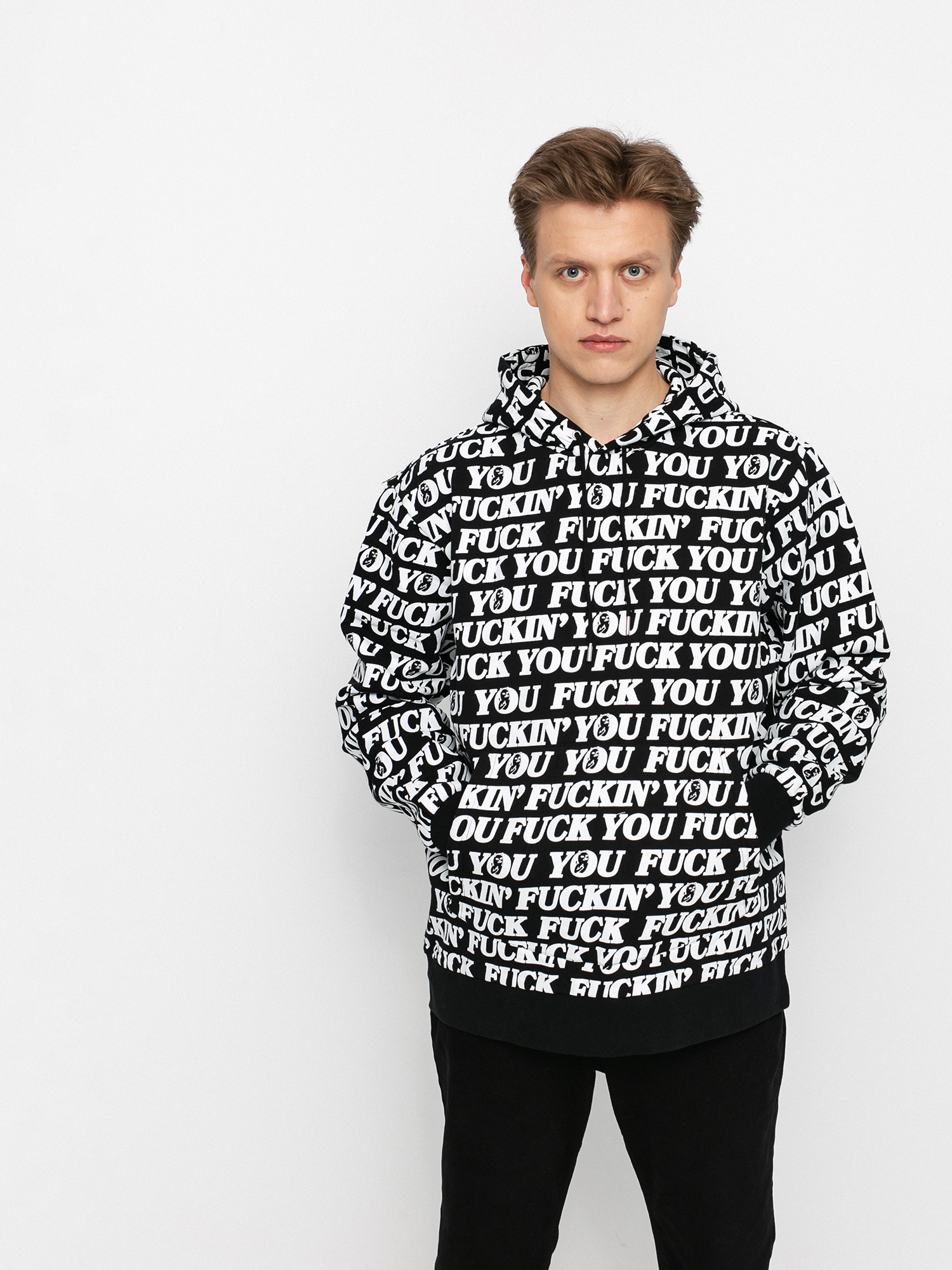Bluza z kapturem RipNDip Fuck You HD (black)