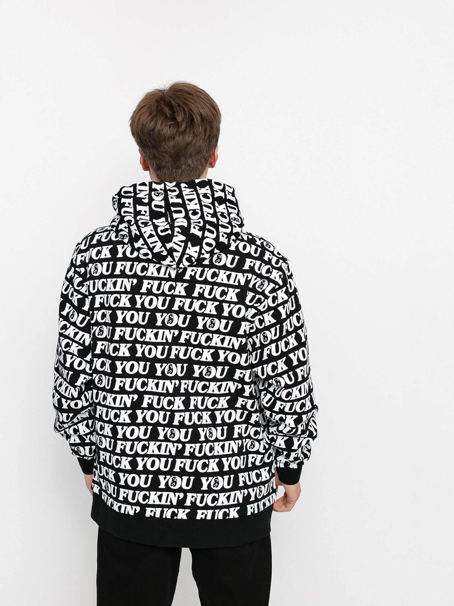 Bluza z kapturem RipNDip Fuck You HD (black)