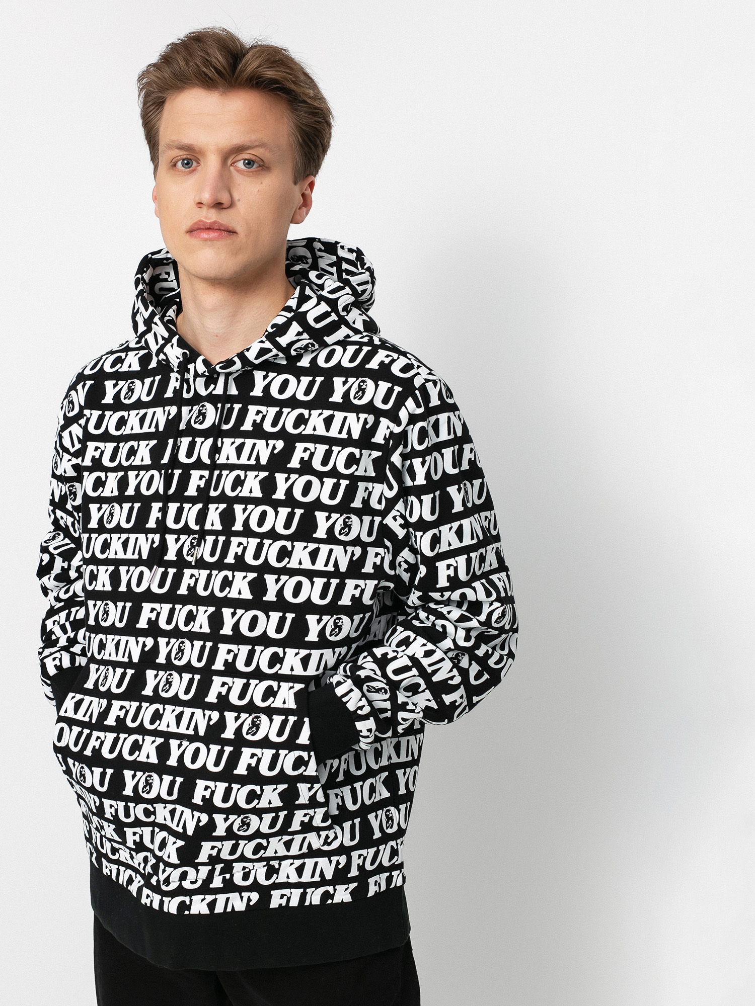 Bluza z kapturem RipNDip Fuck You HD (black)