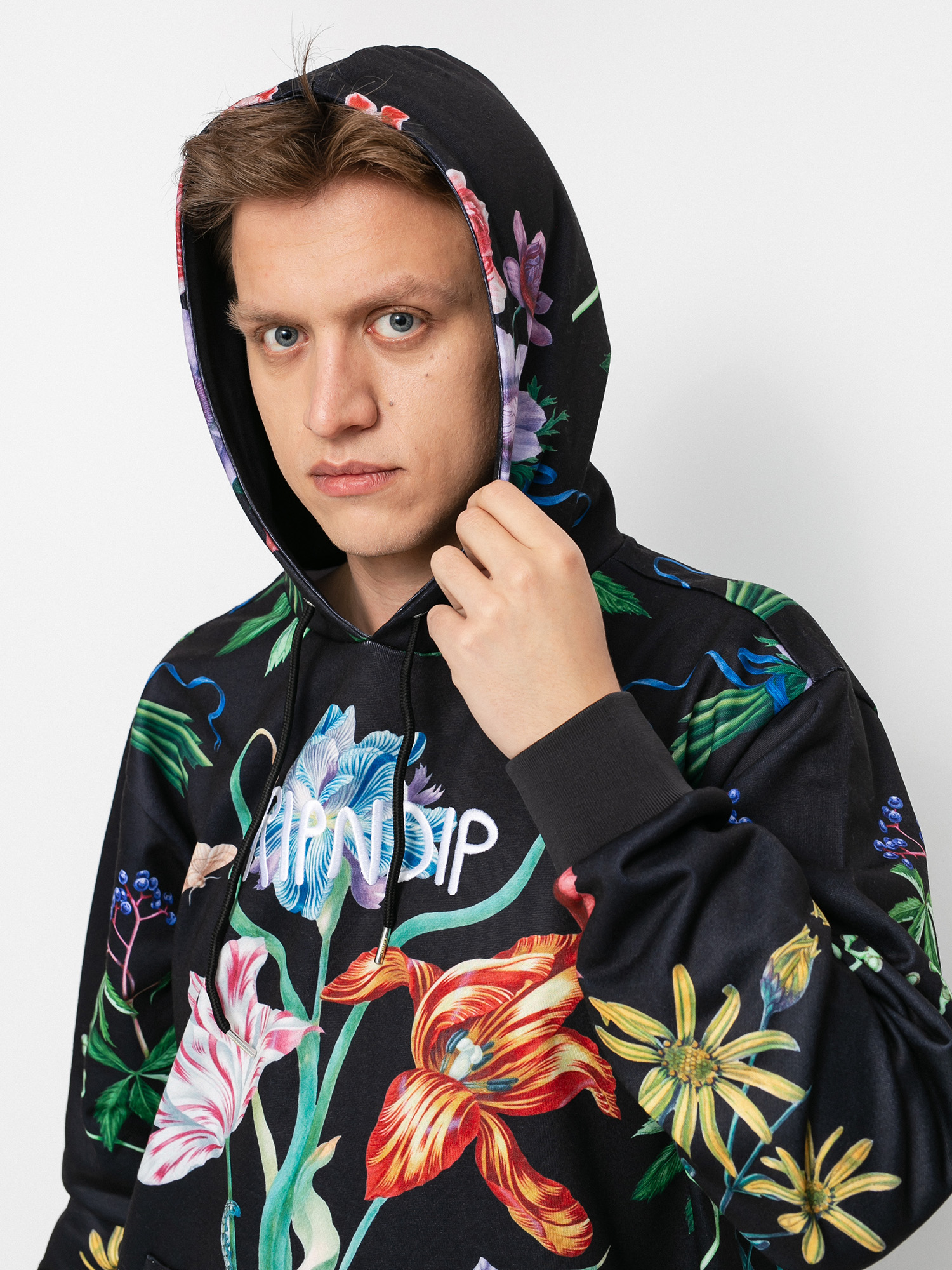 Bluza z kapturem RipNDip Green House HD (black)