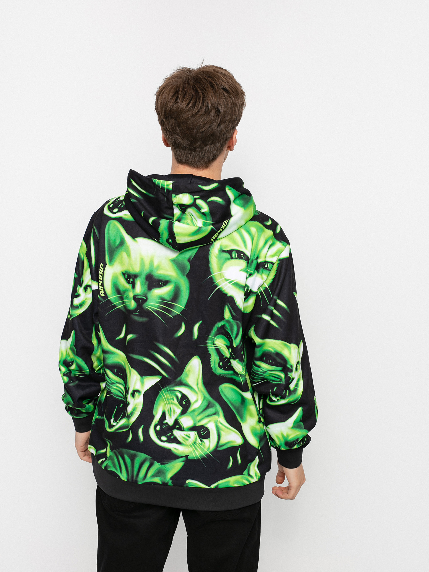 Bluza z kapturem RipNDip Neon Nerm HD (black)