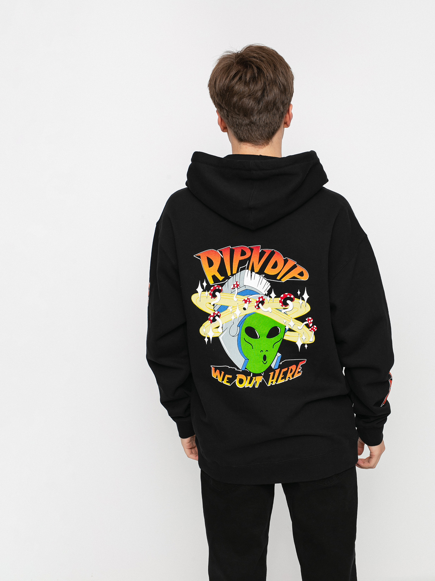 Bluza z kapturem RipNDip Out Of This World HD (black)