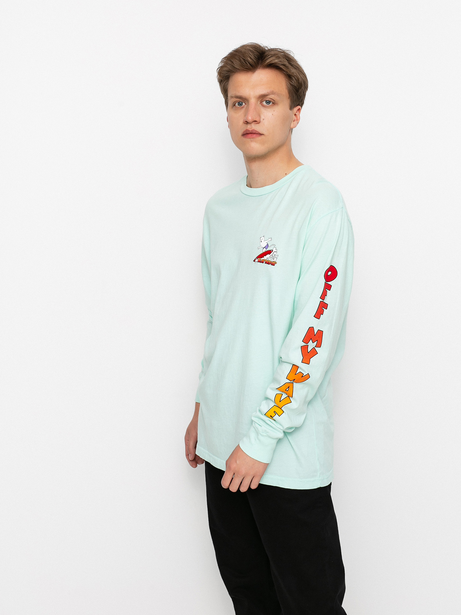 Longsleeve RipNDip Off My Wave (aqua)