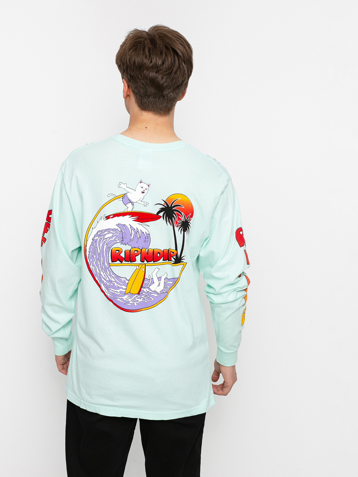 Longsleeve RipNDip Off My Wave (aqua)