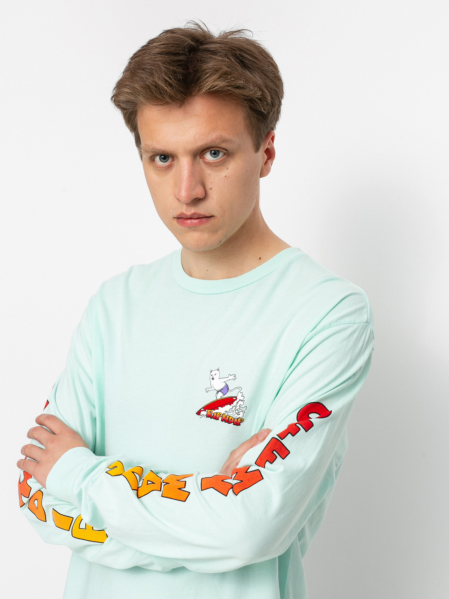 Longsleeve RipNDip Off My Wave (aqua)