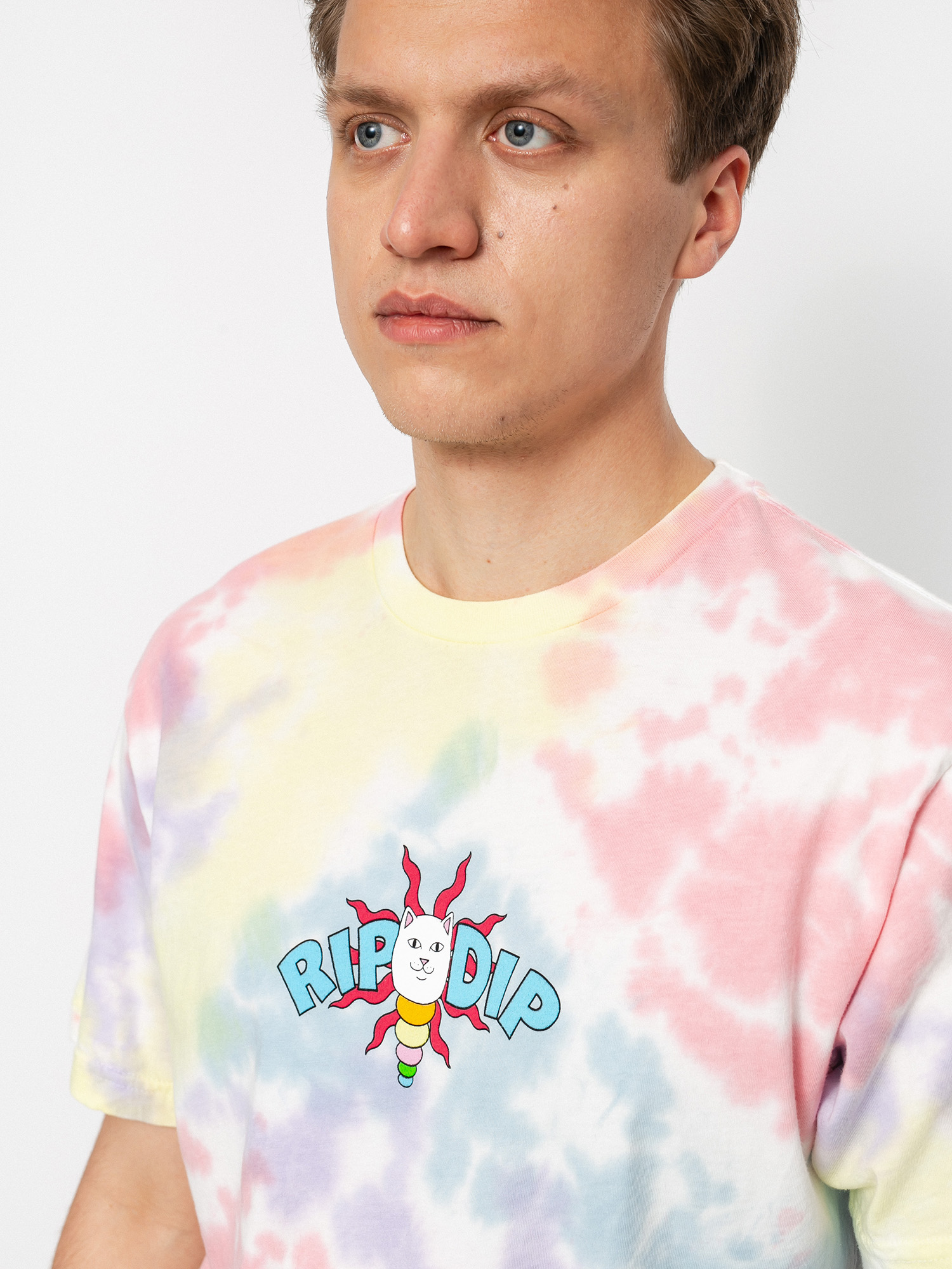 T-shirt RipNDip Etheral (peach & lavender tie dye)