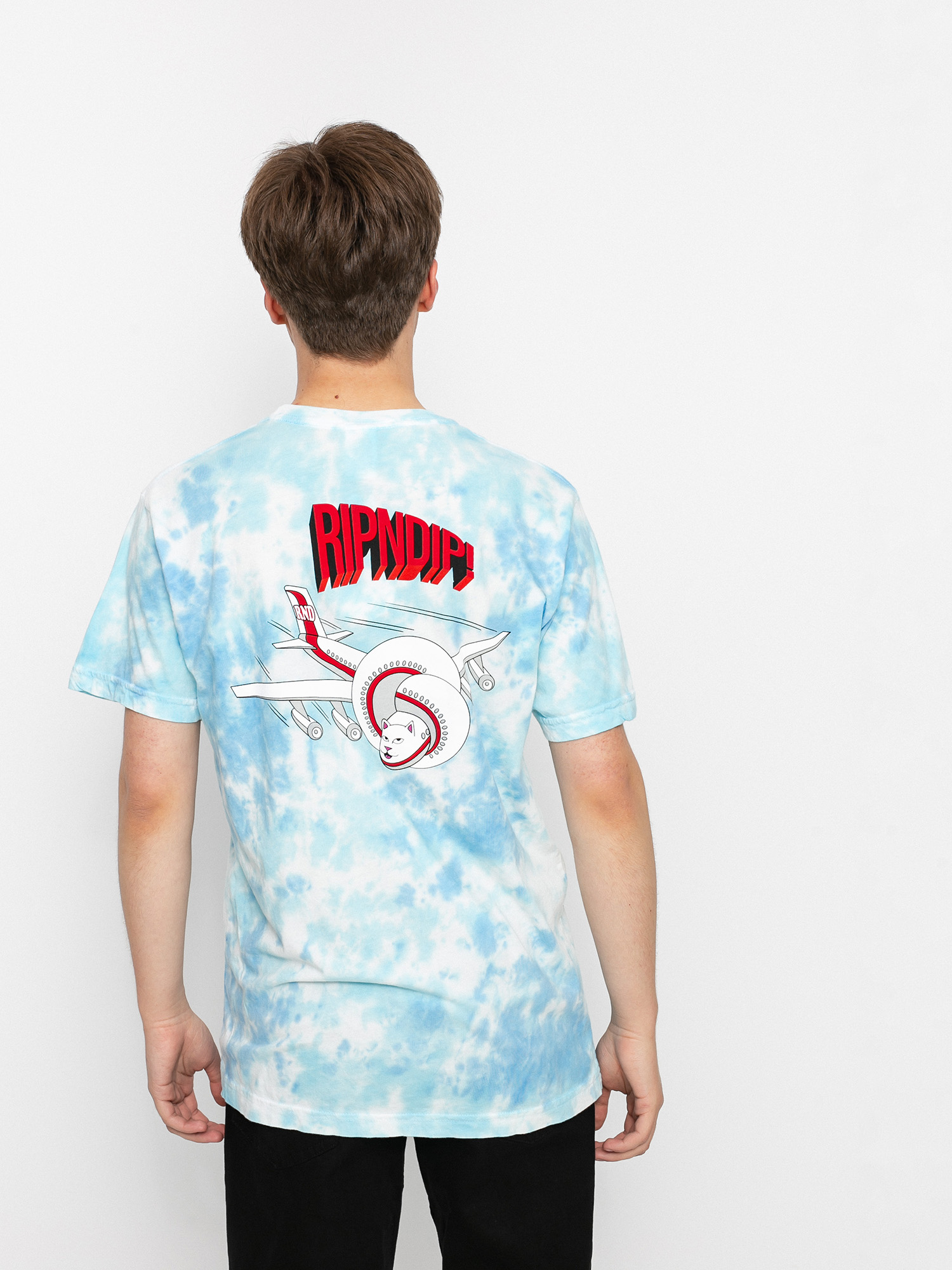 T-shirt RipNDip Flying High (blue tie dye)