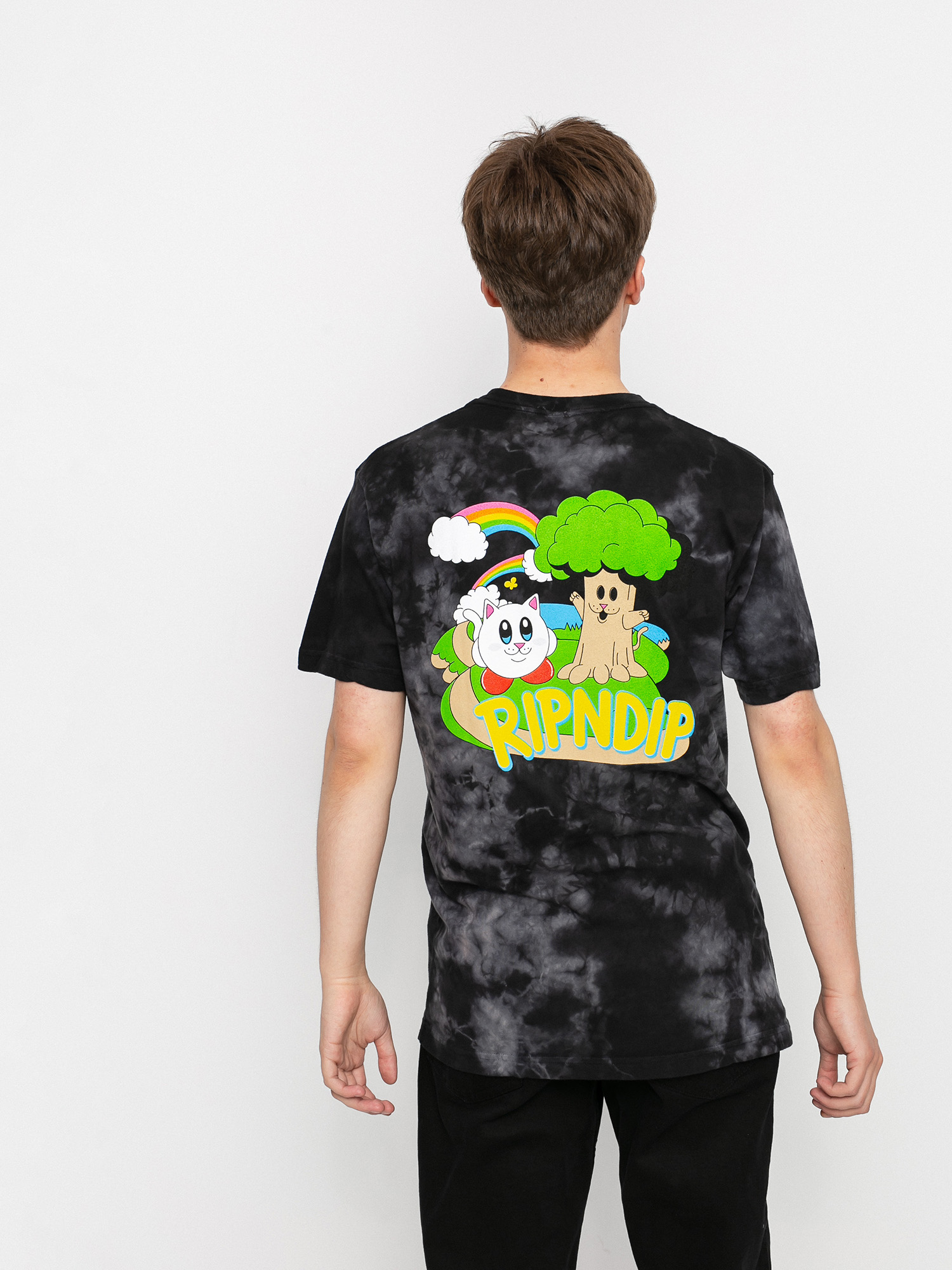 T-shirt RipNDip Nermby (black lightning wash)