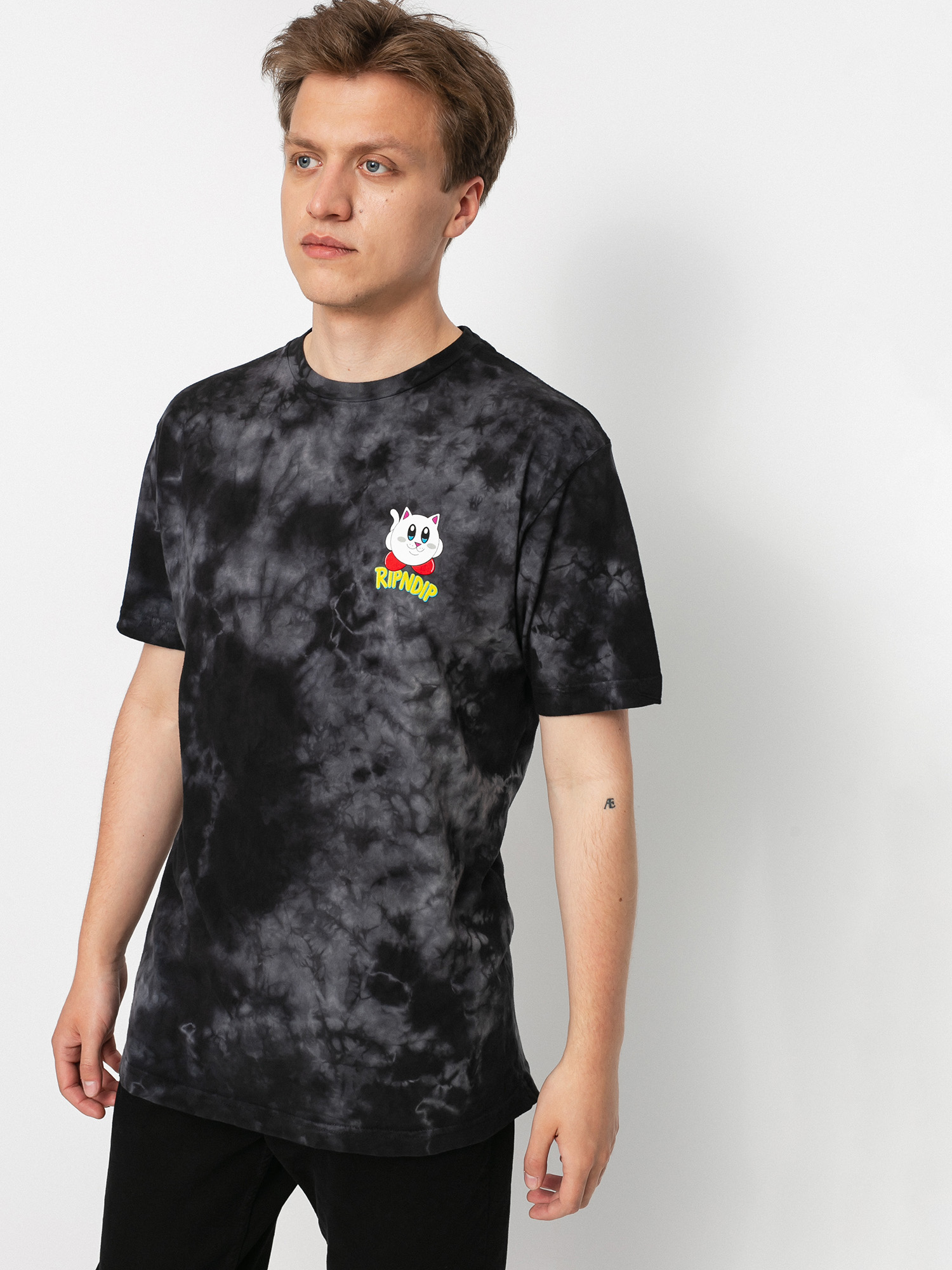 T-shirt RipNDip Nermby (black lightning wash)