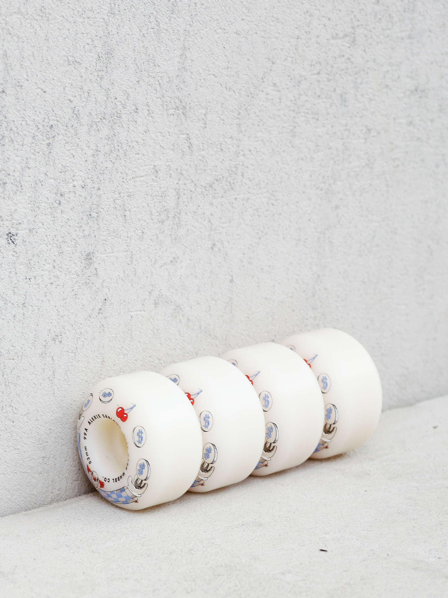 Kółka Dial Tone Sablone Wise Cracker (white)