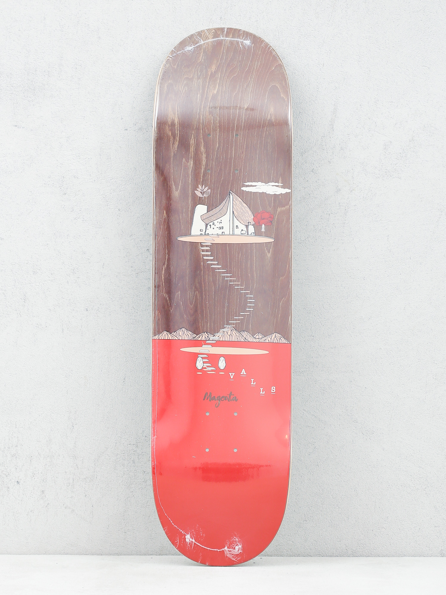 Deck Magenta Landscape Leo Valls