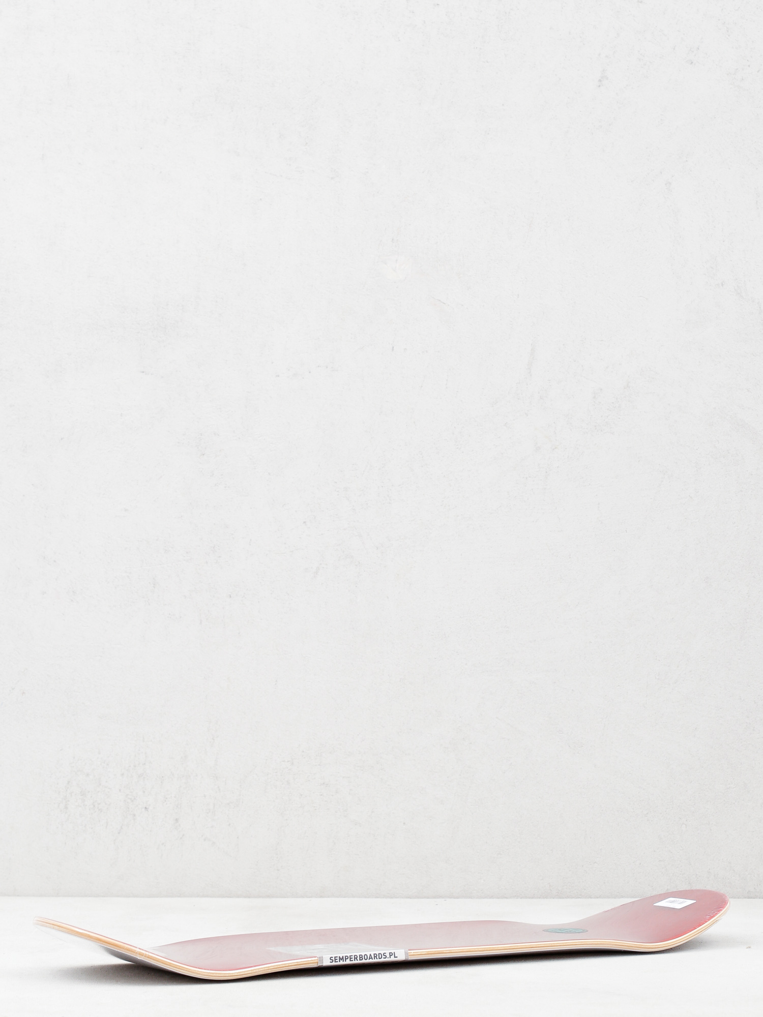 Deck Semper Skateboards Planet Green (white)