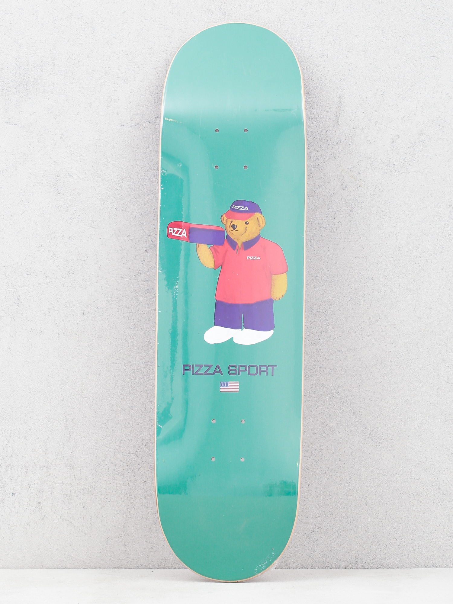 Deck Pizza Skateboards Sport Bear (teal)