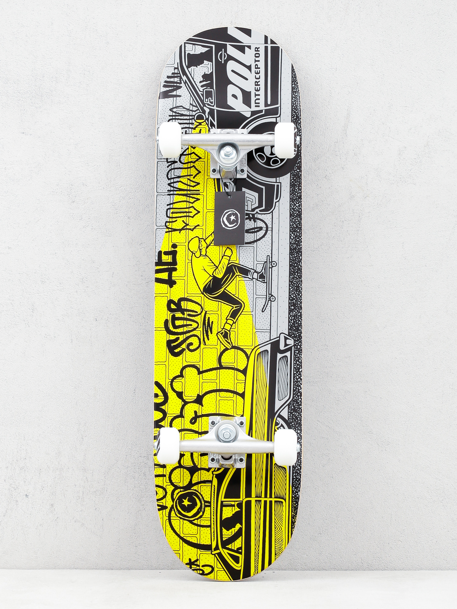 Deskorolka Foundation Mike Giant Push (yellow/grey)