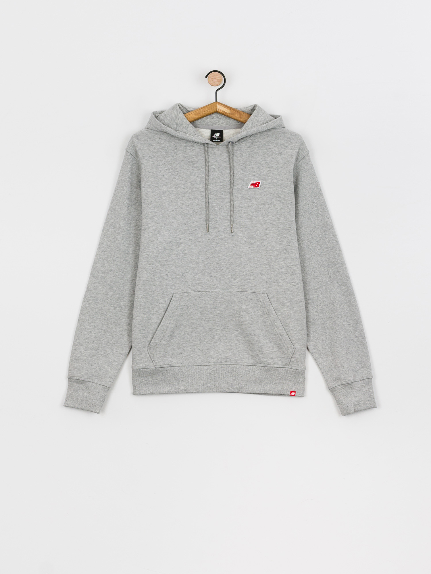 Bluza z kapturem New Balance Small Logo HD (athletic grey)