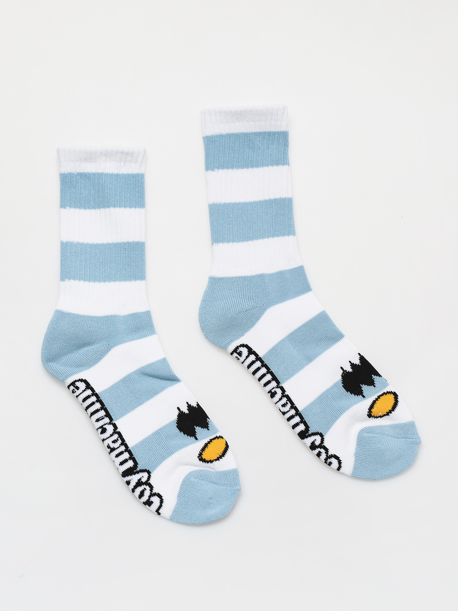 Skarpetki Toy Machine Monster Big Stripe (light blue)