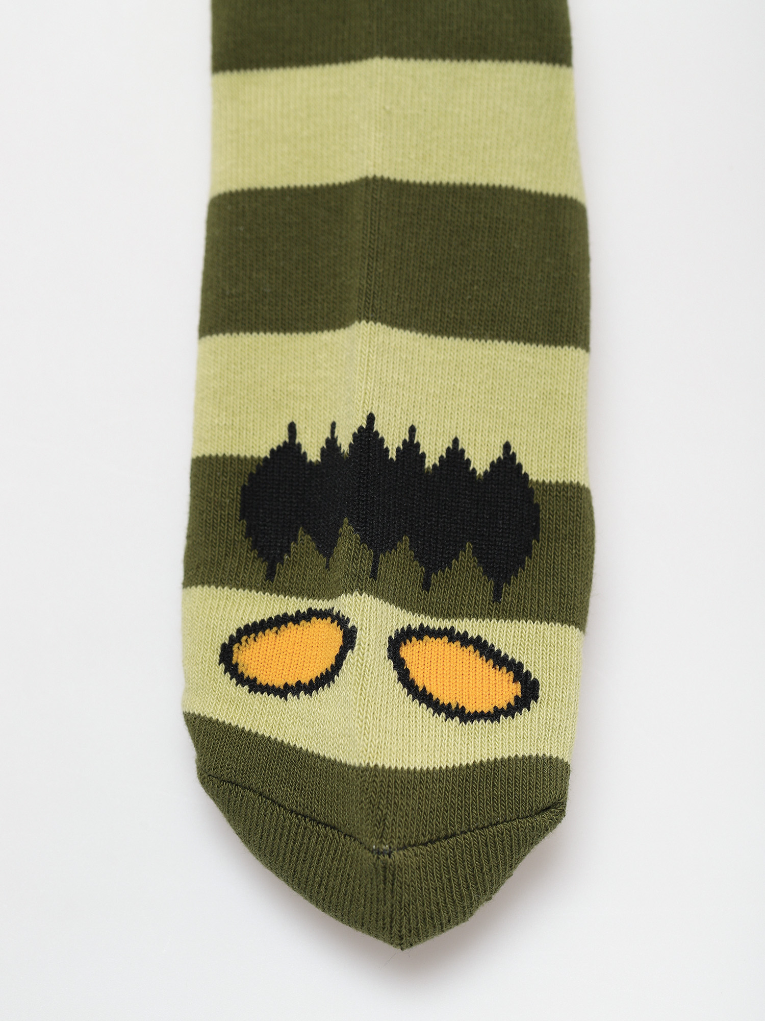 Skarpetki Toy Machine Monster Big Stripe (green)