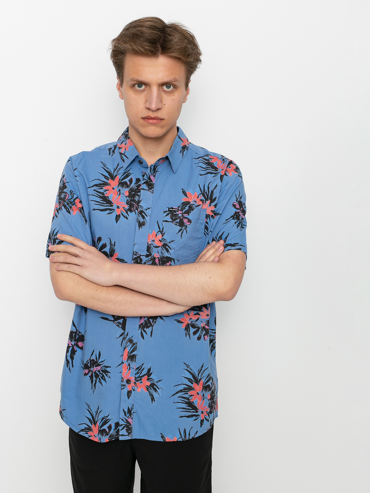 Koszula Volcom Floral With Cheese (ballpoint blue)