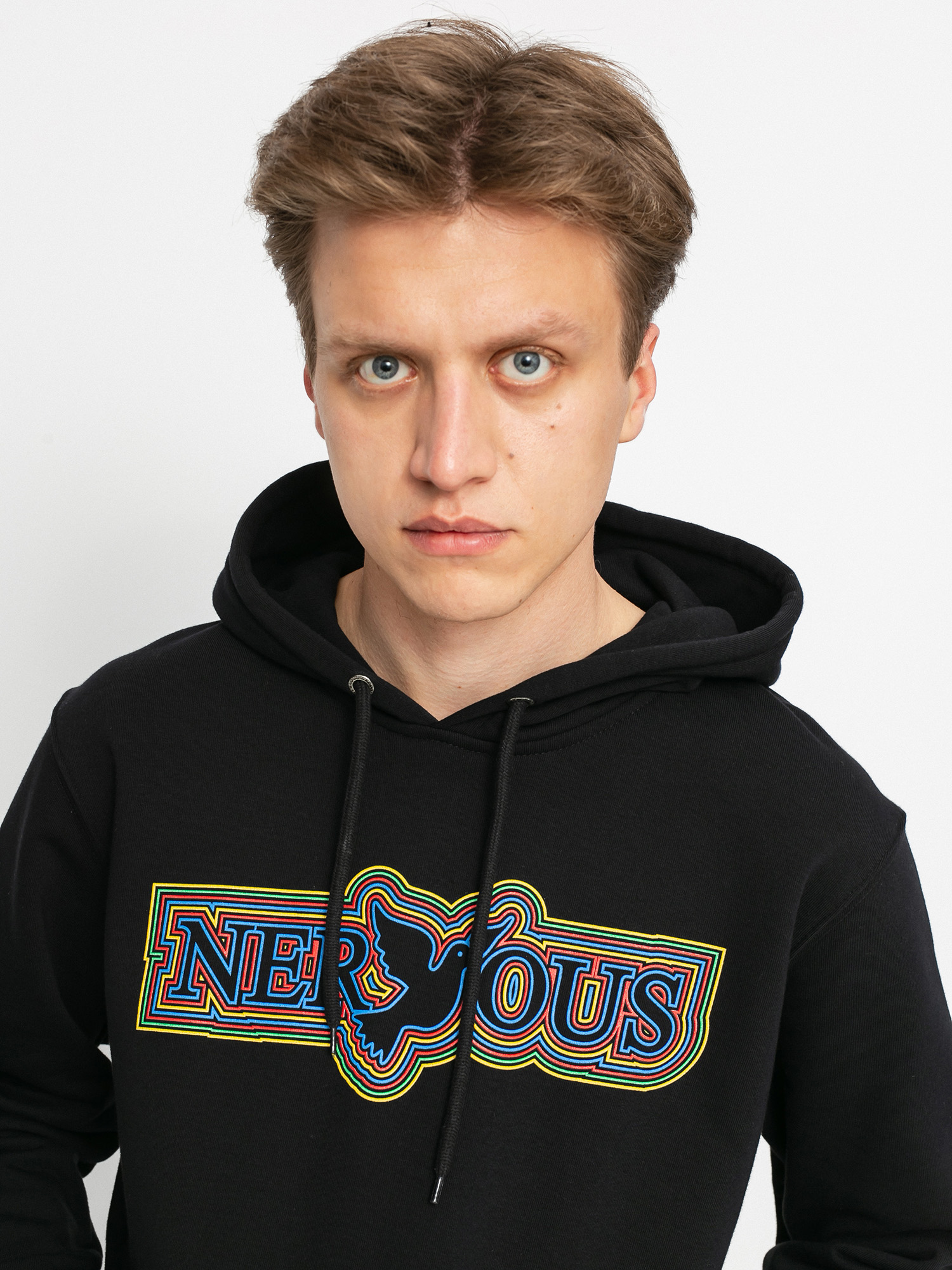 Bluza z kapturem Nervous Classic Tribe HD (black)