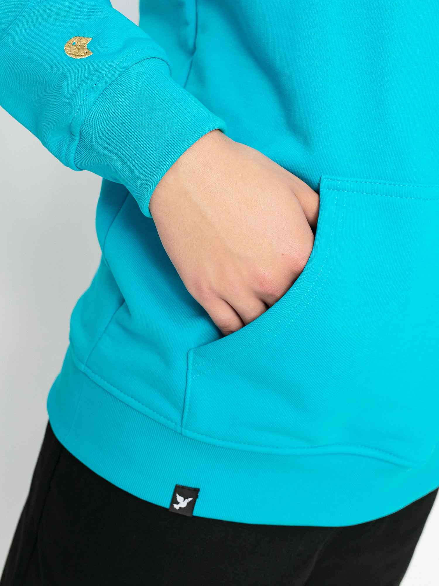 Bluza z kapturem Nervous Classic Small HD (aqua)