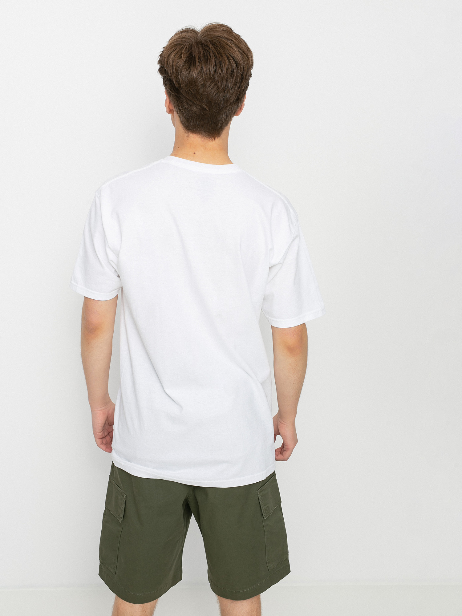 T-shirt Real Oval (white w red/black)