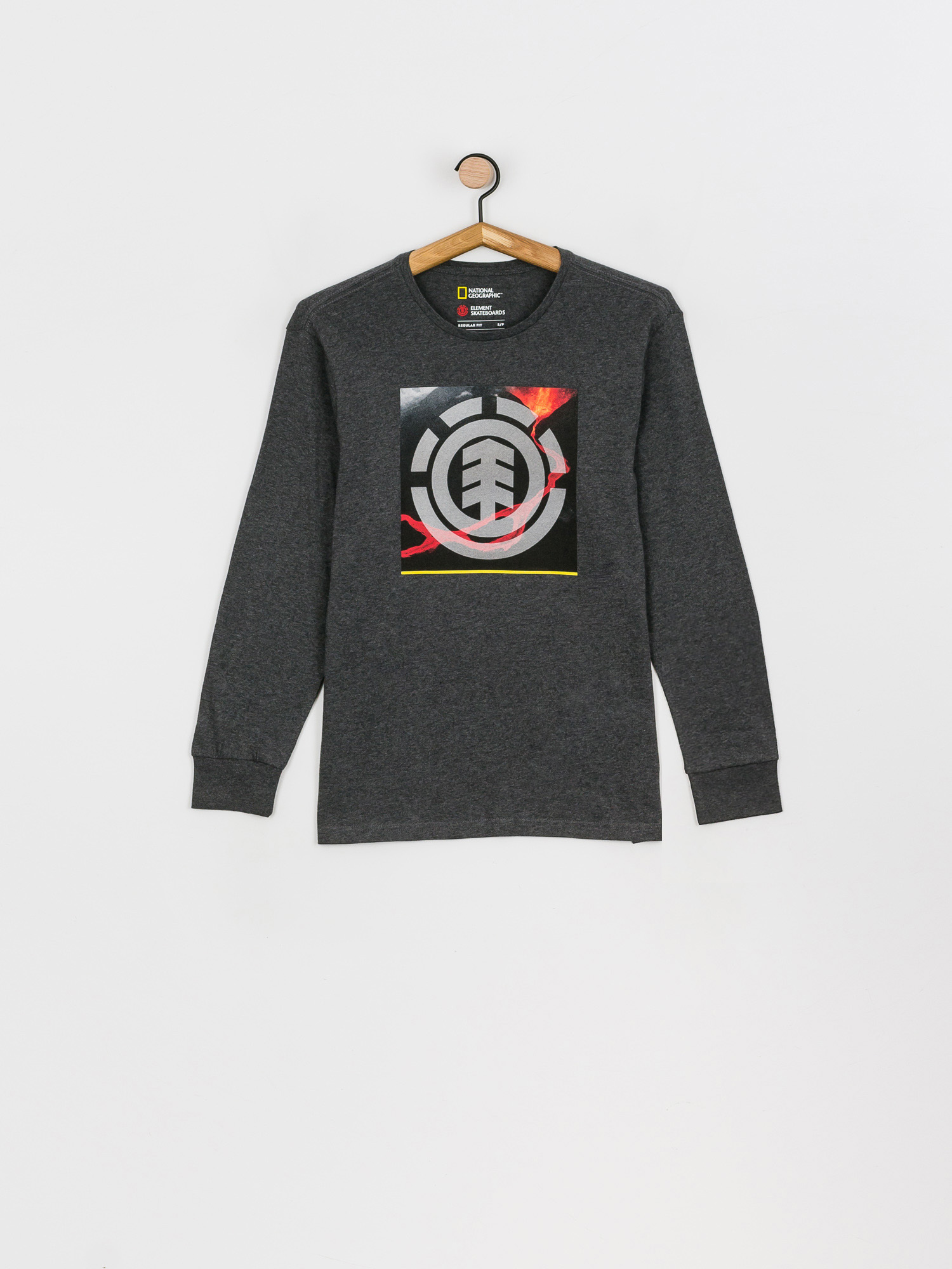 Longsleeve Element Surge Icon (charcoal heather)
