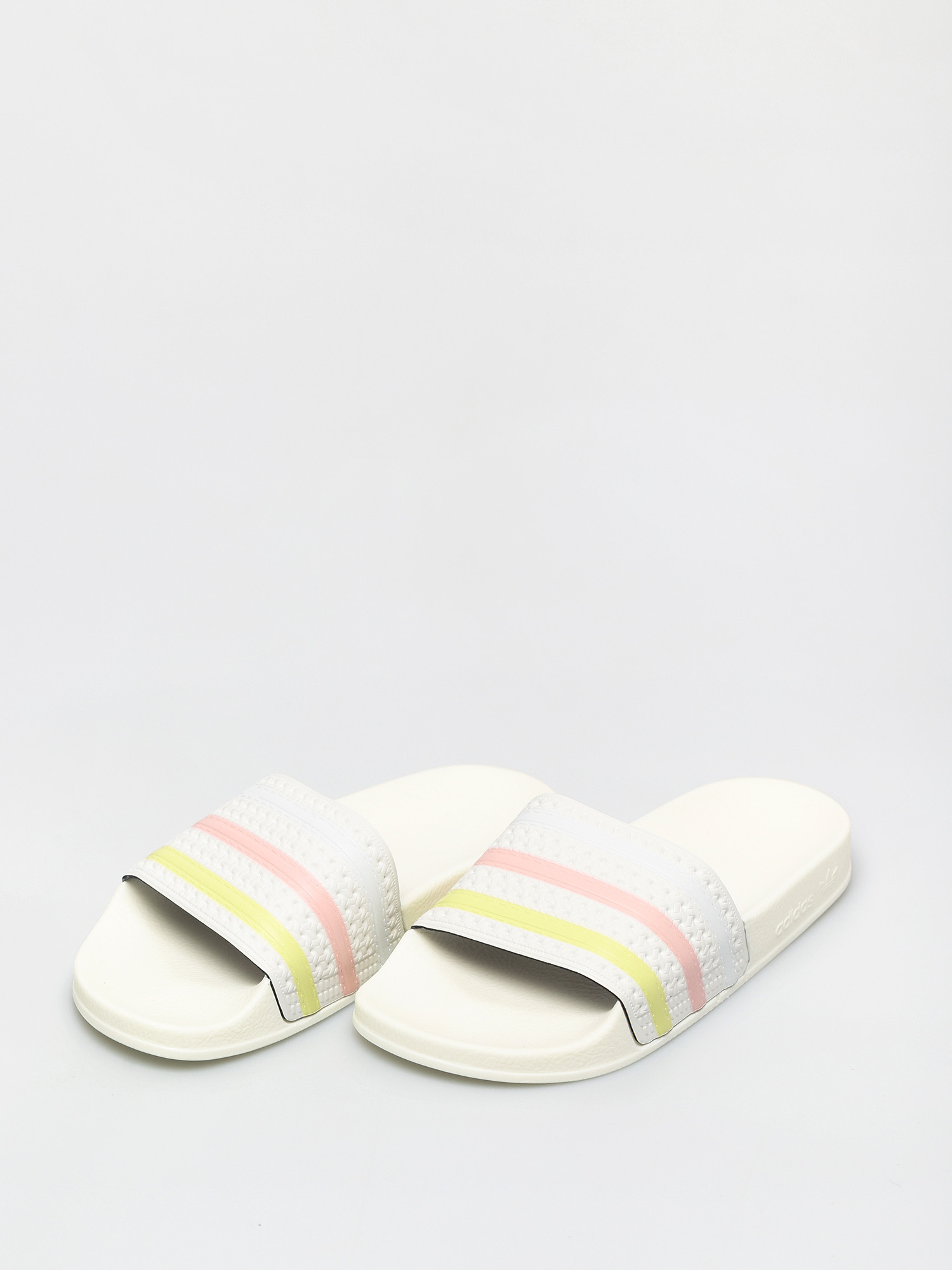 Klapki adidas Originals Adilette Wmn (owhite/yeltin/pnktin)