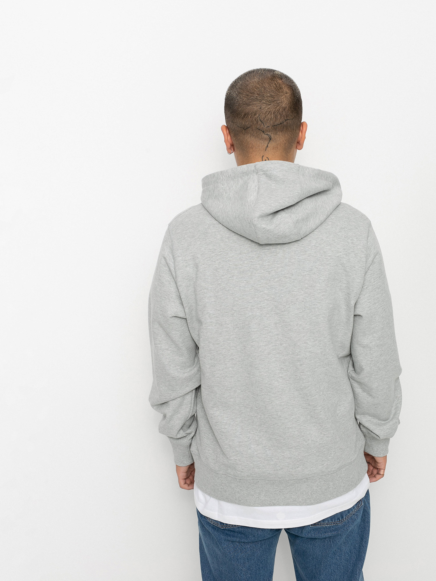 Bluza z kapturem New Balance Small Logo HD (athletic grey)