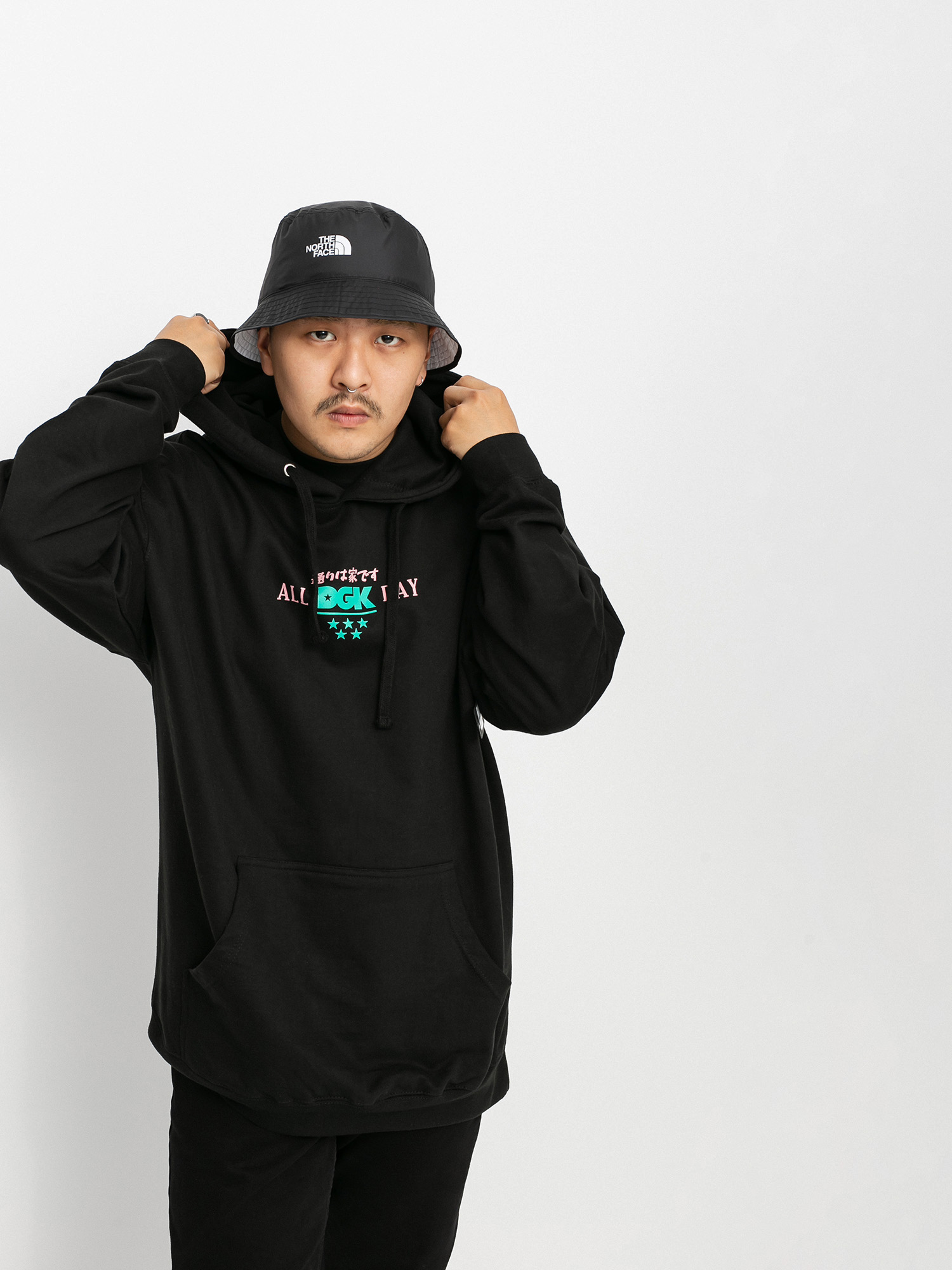 Bluza z kapturem DGK Blossom HD (black)