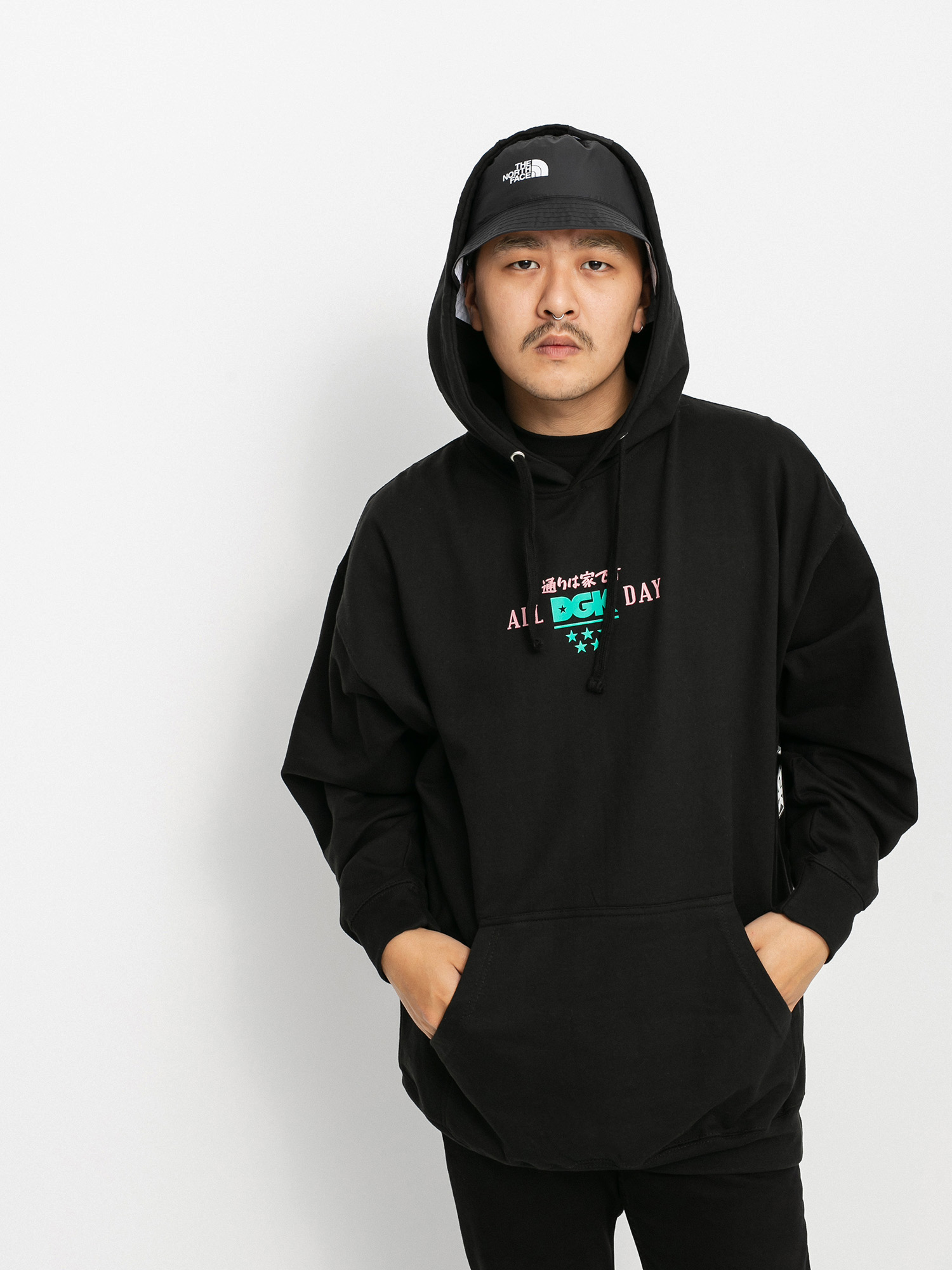 Bluza z kapturem DGK Blossom HD (black)