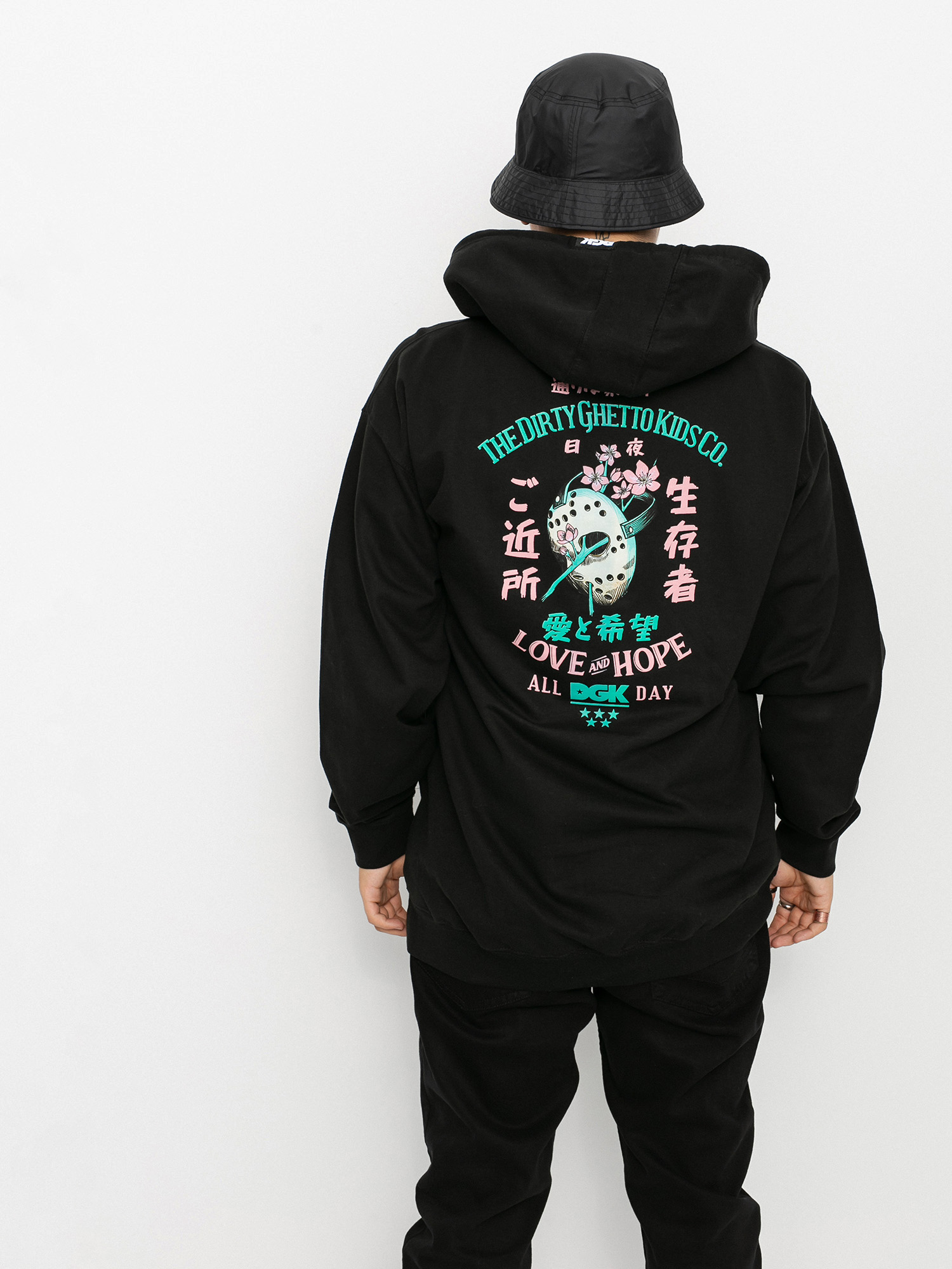 Bluza z kapturem DGK Blossom HD (black)