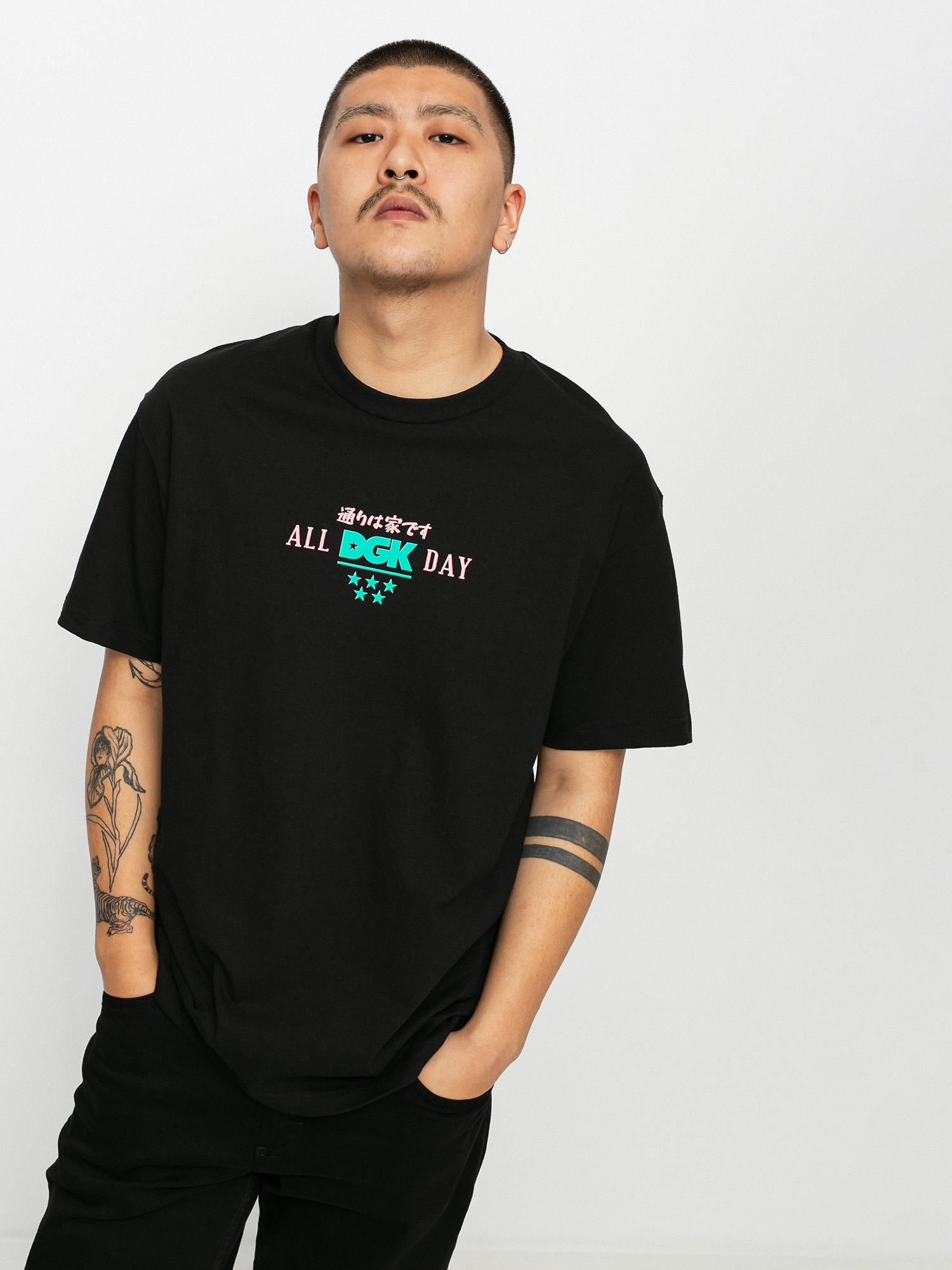T-shirt DGK Blossom (black)