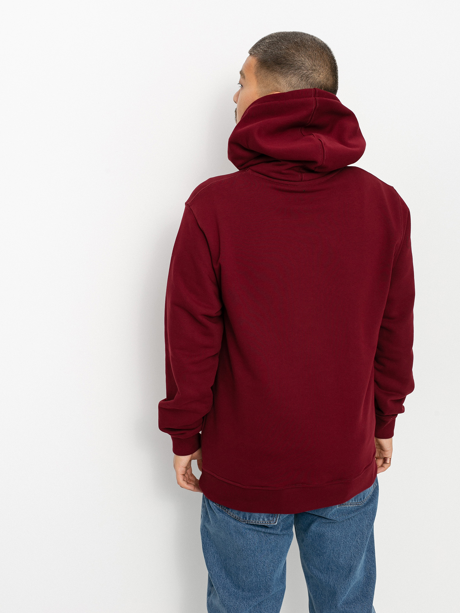 Bluza z kapturem Nervous Classic Small HD (maroon)