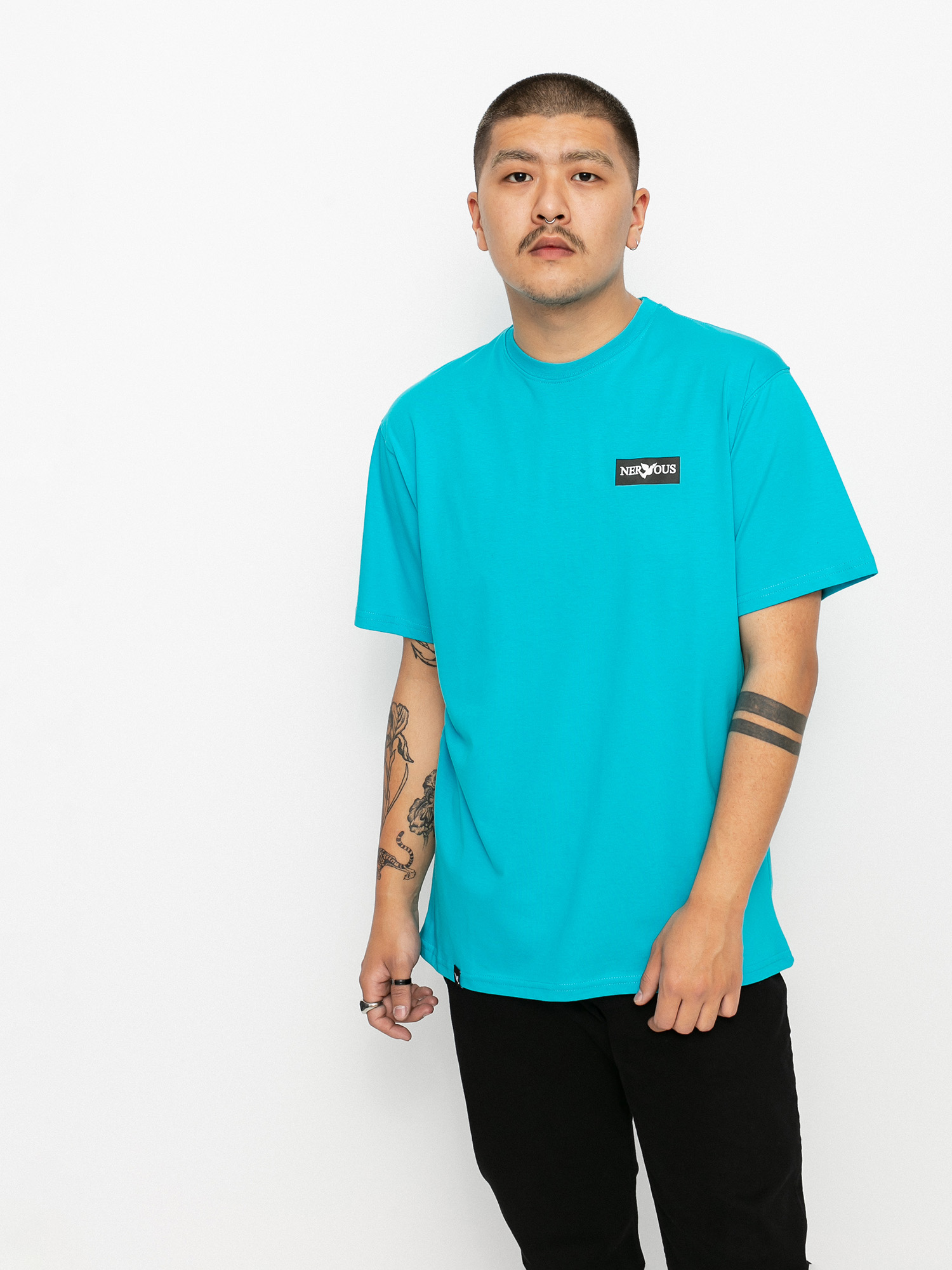 T-shirt Nervous Classic Small (aqua)