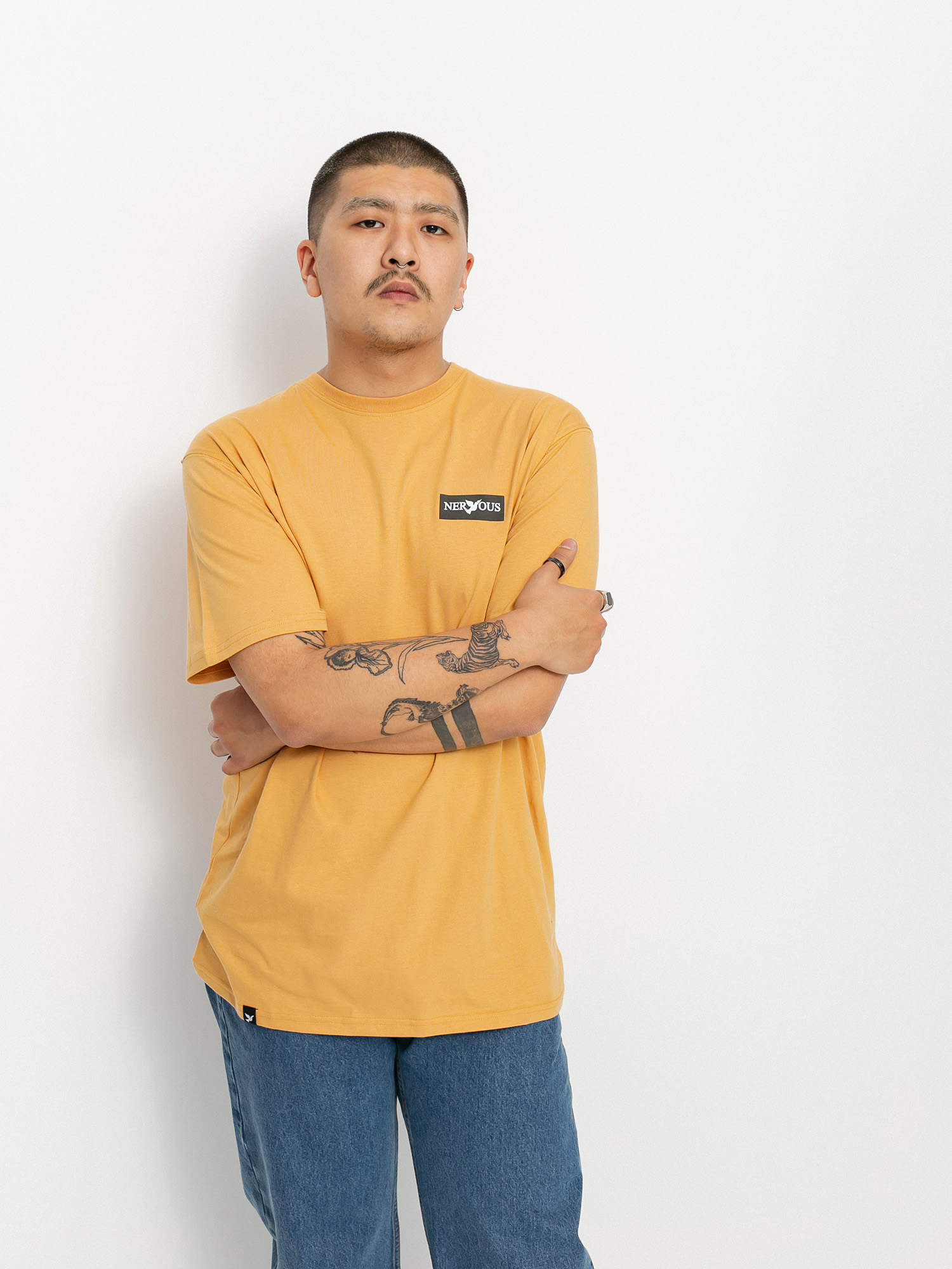 T-shirt Nervous Classic Small (yellow)
