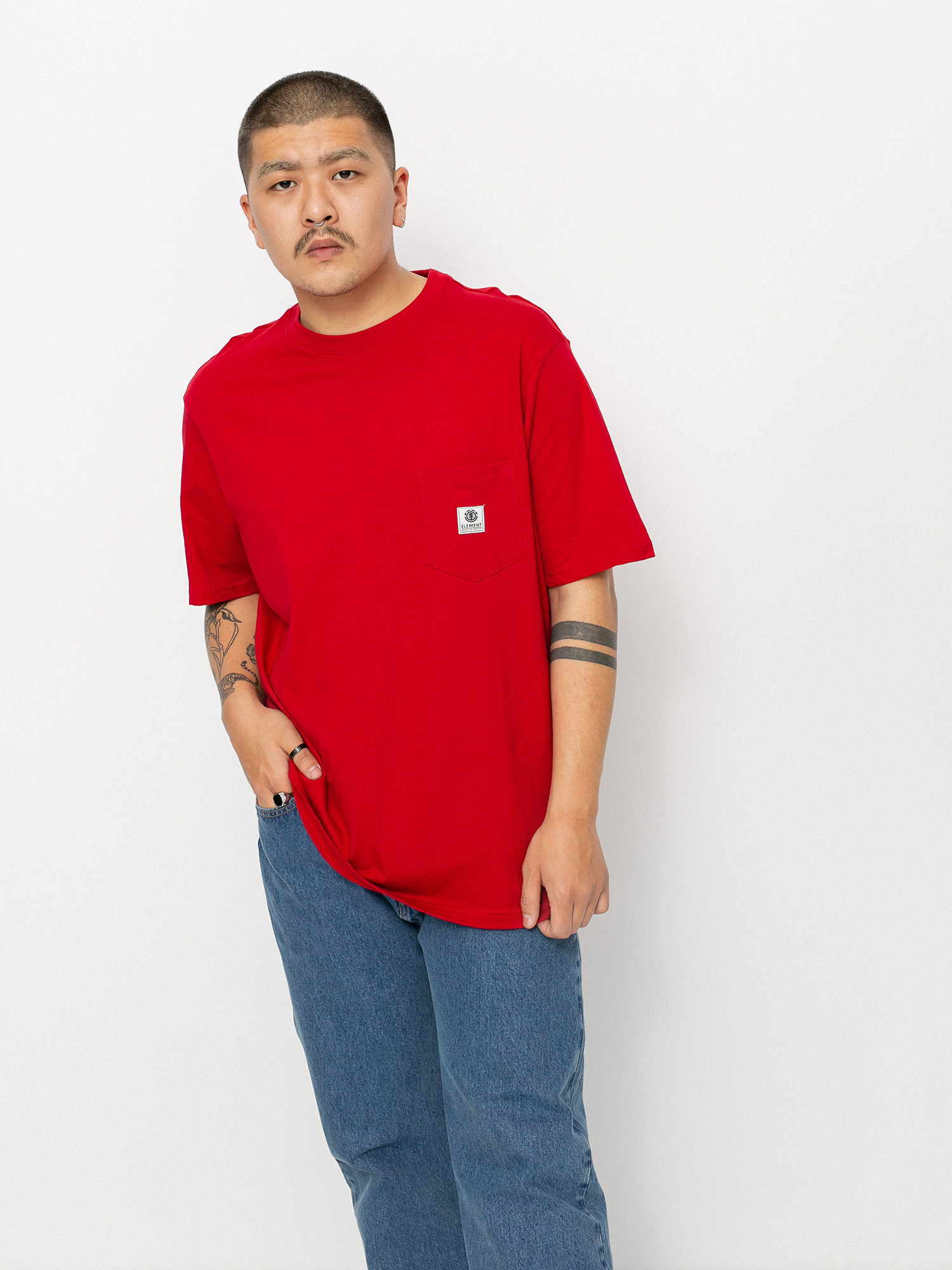 T-shirt Element Basic Pocket Label (chili pepper)