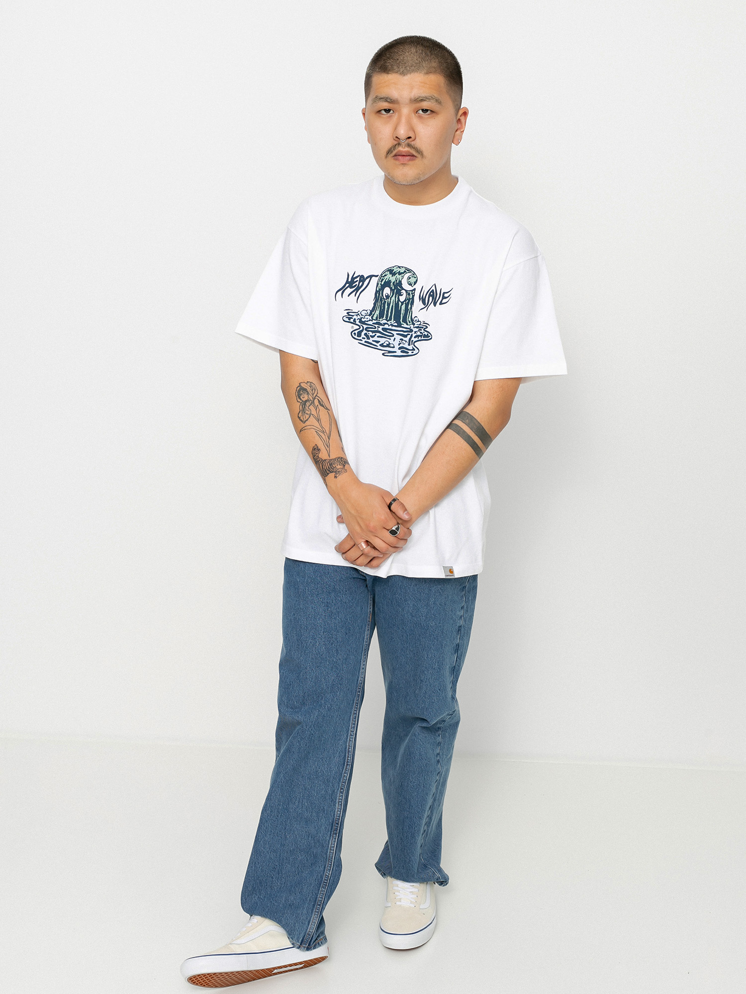 T-shirt Carhartt WIP Heat Wave (white)