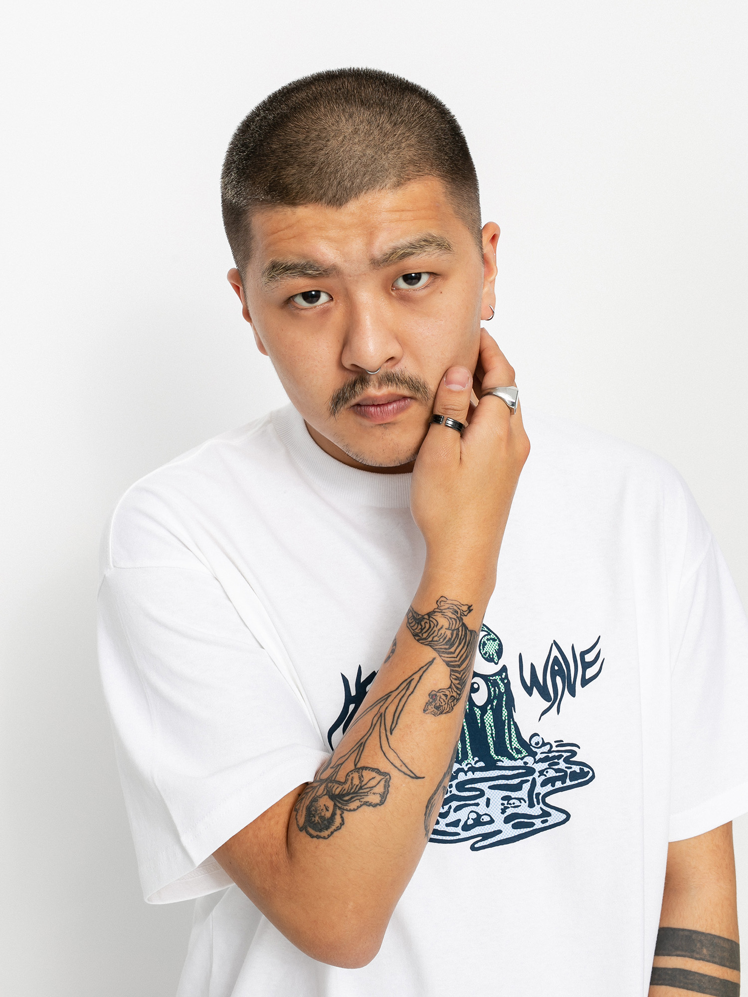 T-shirt Carhartt WIP Heat Wave (white)