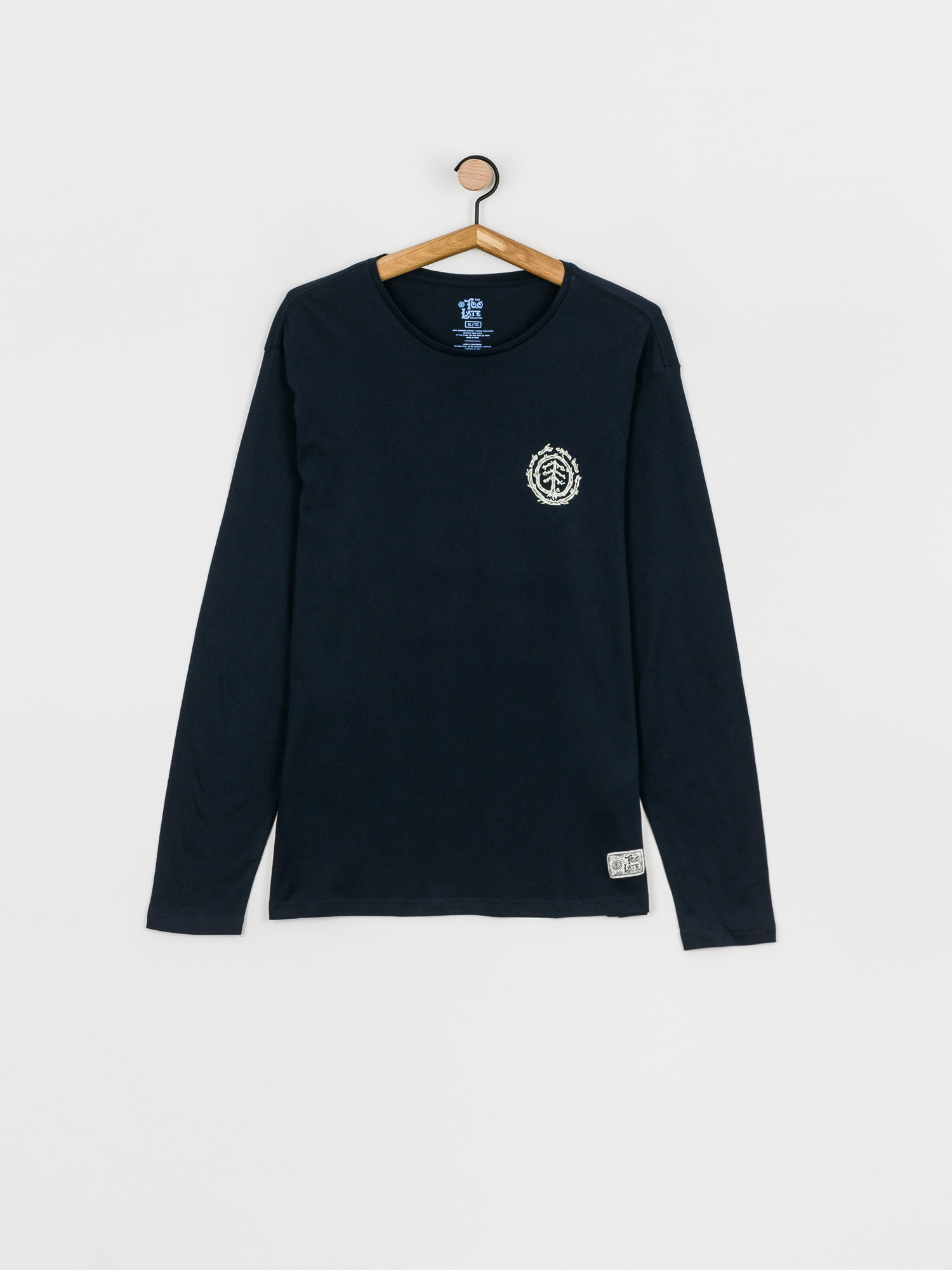 Longsleeve Element Too Late Logo (eclipse navy)