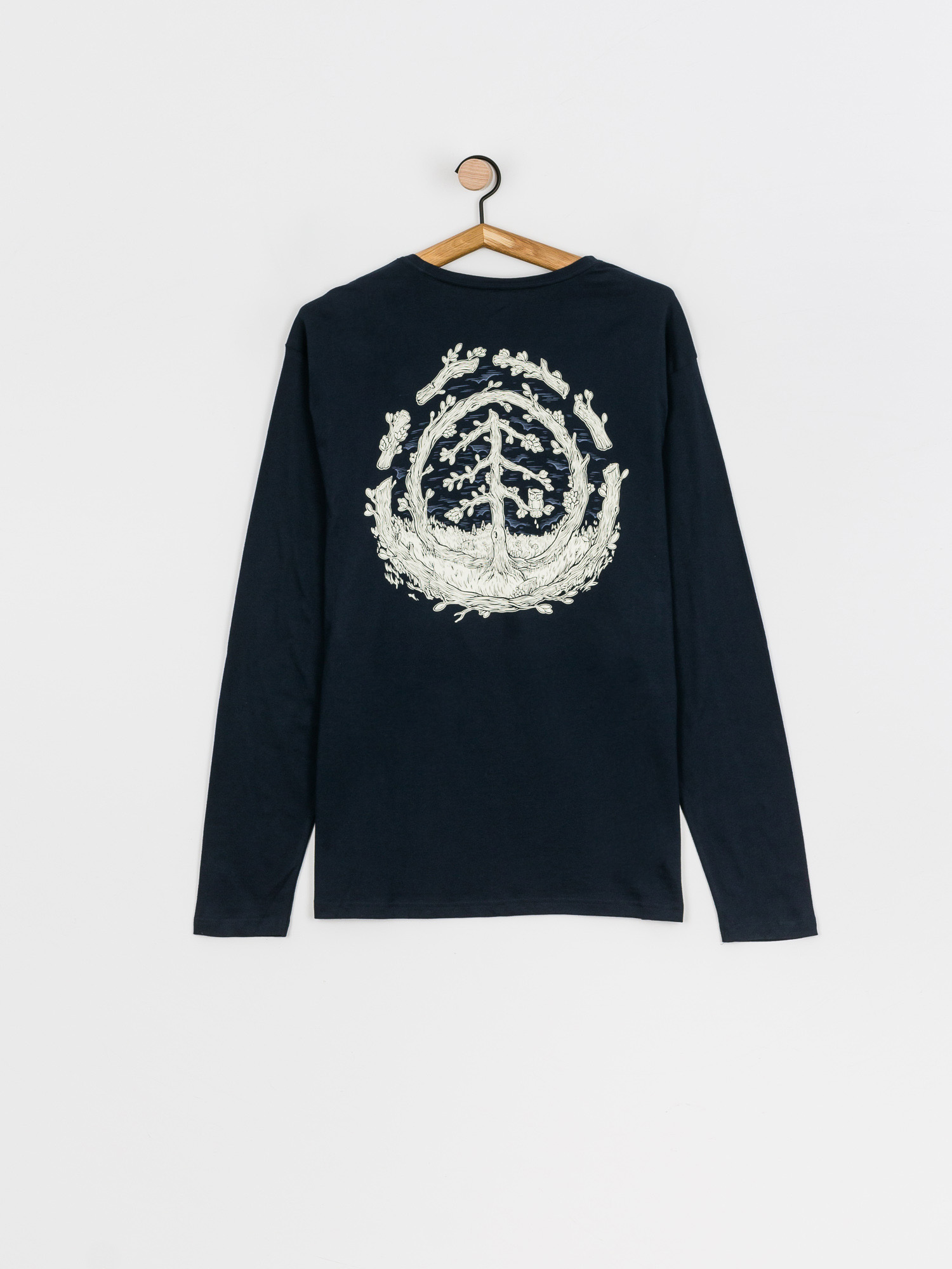 Longsleeve Element Too Late Logo (eclipse navy)