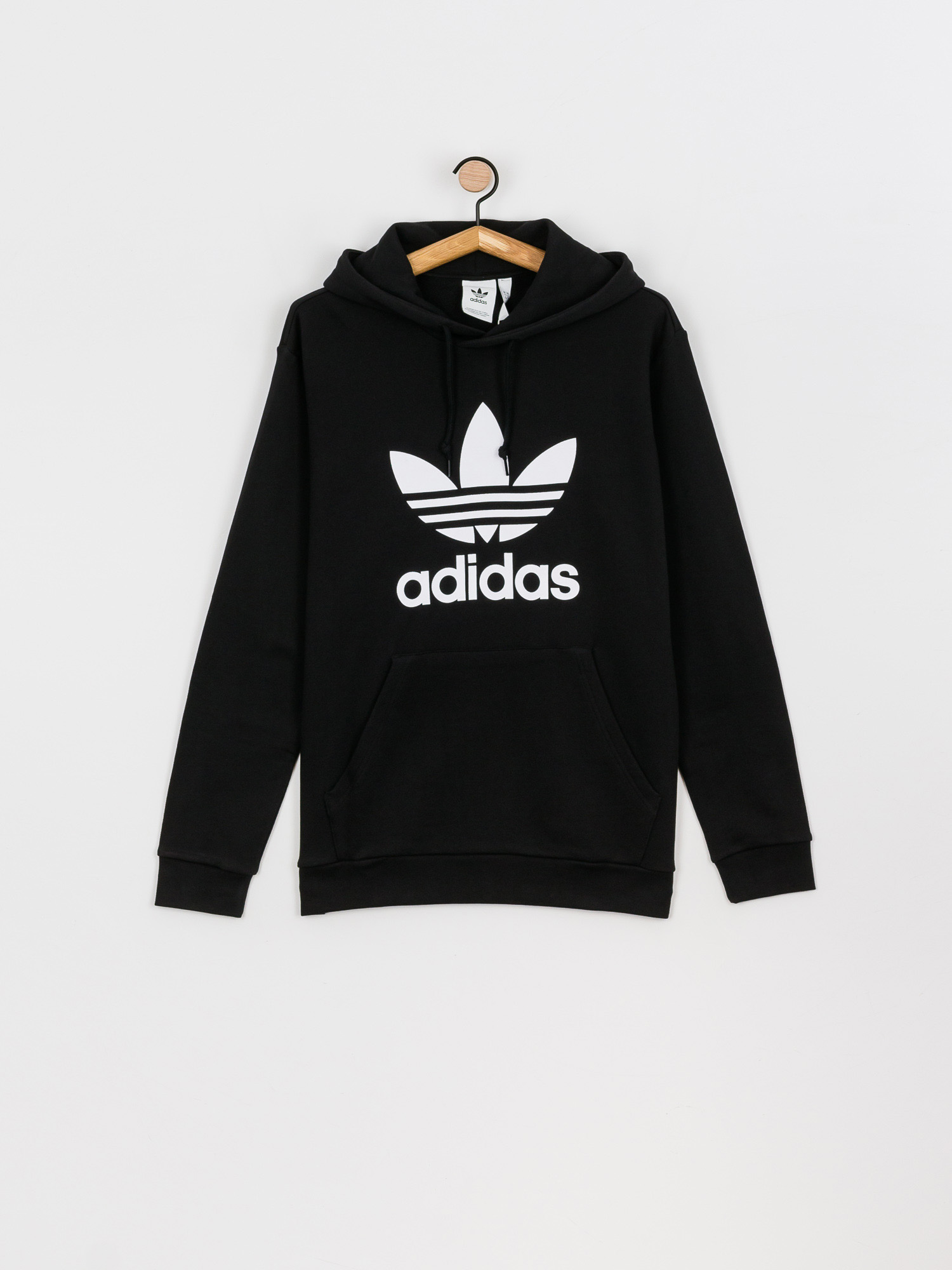 Bluza z kapturem adidas Originals Trefoil HD (black/white)