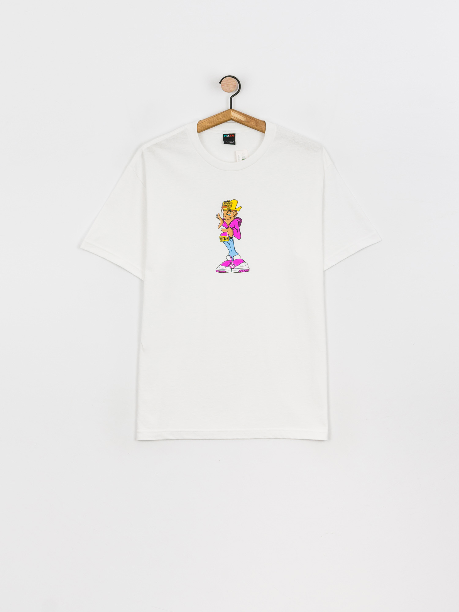 T-shirt Pizza Skateboards P Boy (white)