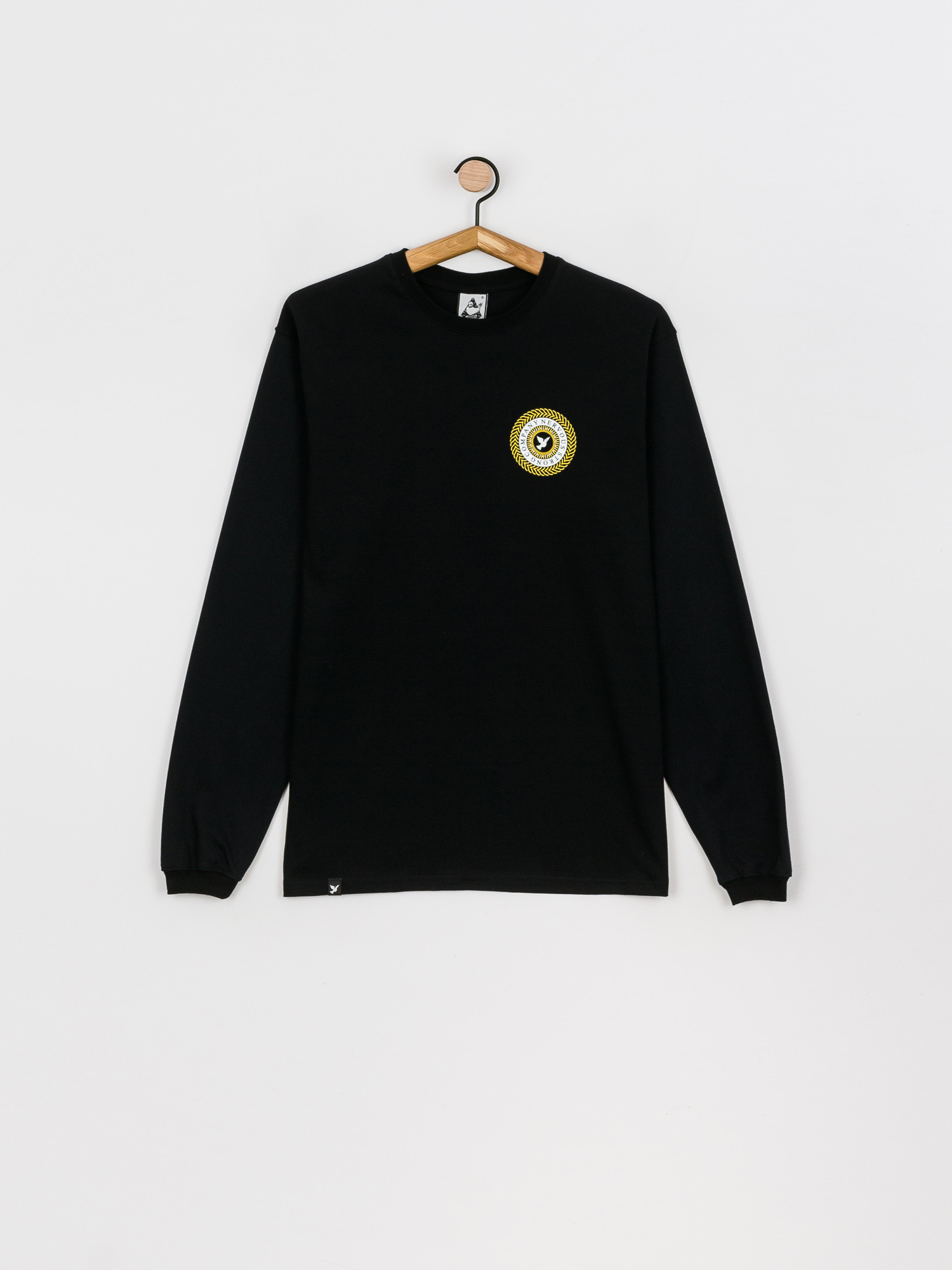 Longsleeve Nervous Swirl (black)