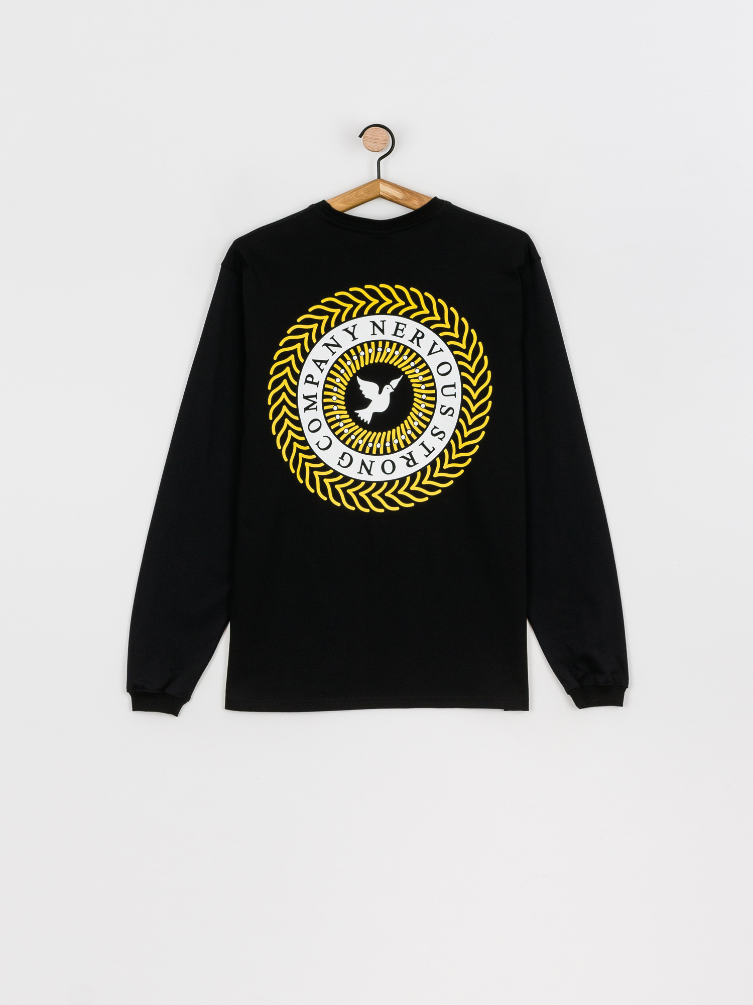 Longsleeve Nervous Swirl (black)